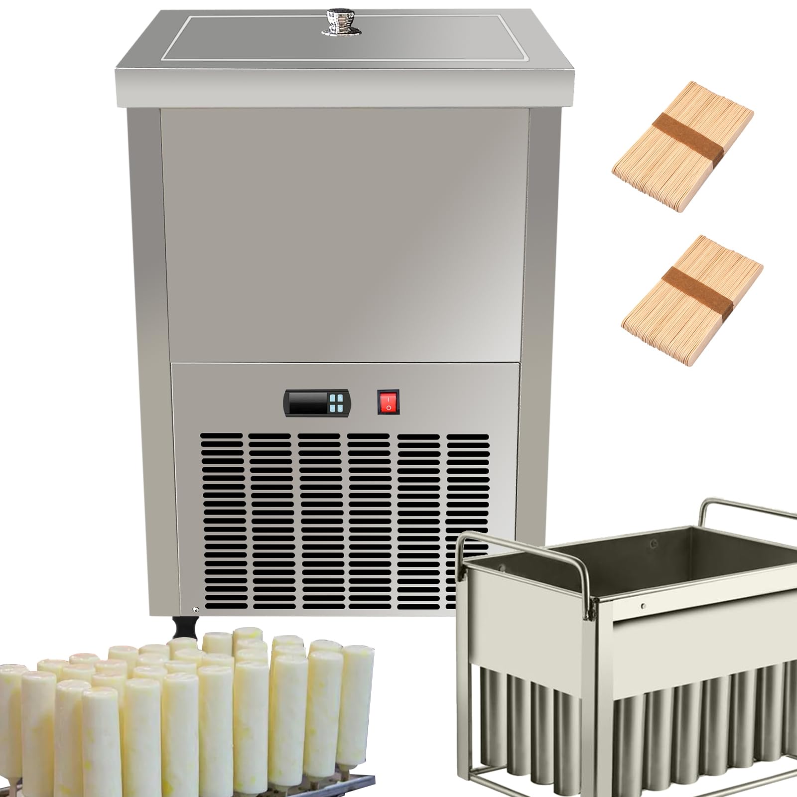Popsicle Machine commercial ice Popsicle Machine hard Ice Cream Machine ice bars Ice pops Maker Ice Lollipop Making
