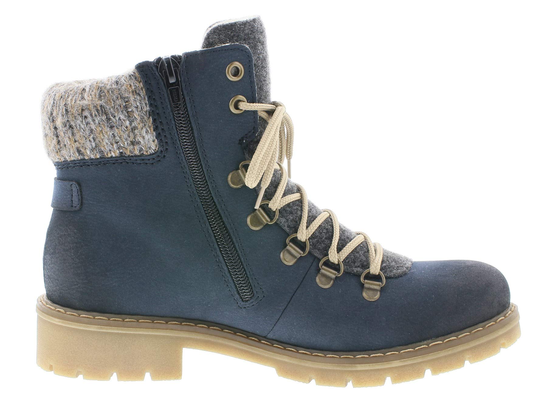 Rieker Women Ankle Boots Y9430, Ladies Lace-up Ankle Boot