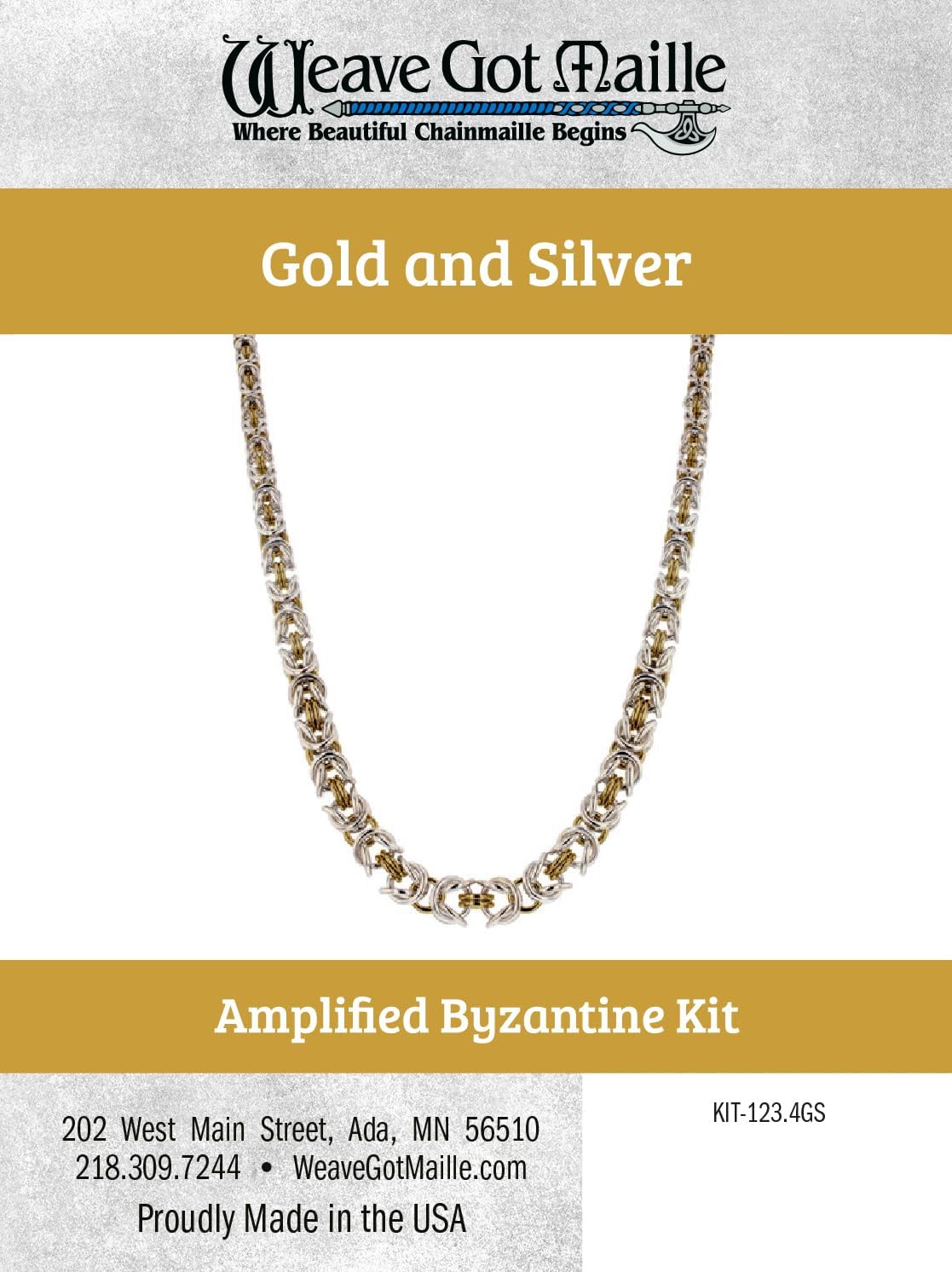 Weave Got Maille Amplified Byzantine Necklace Kit (Island Girl)