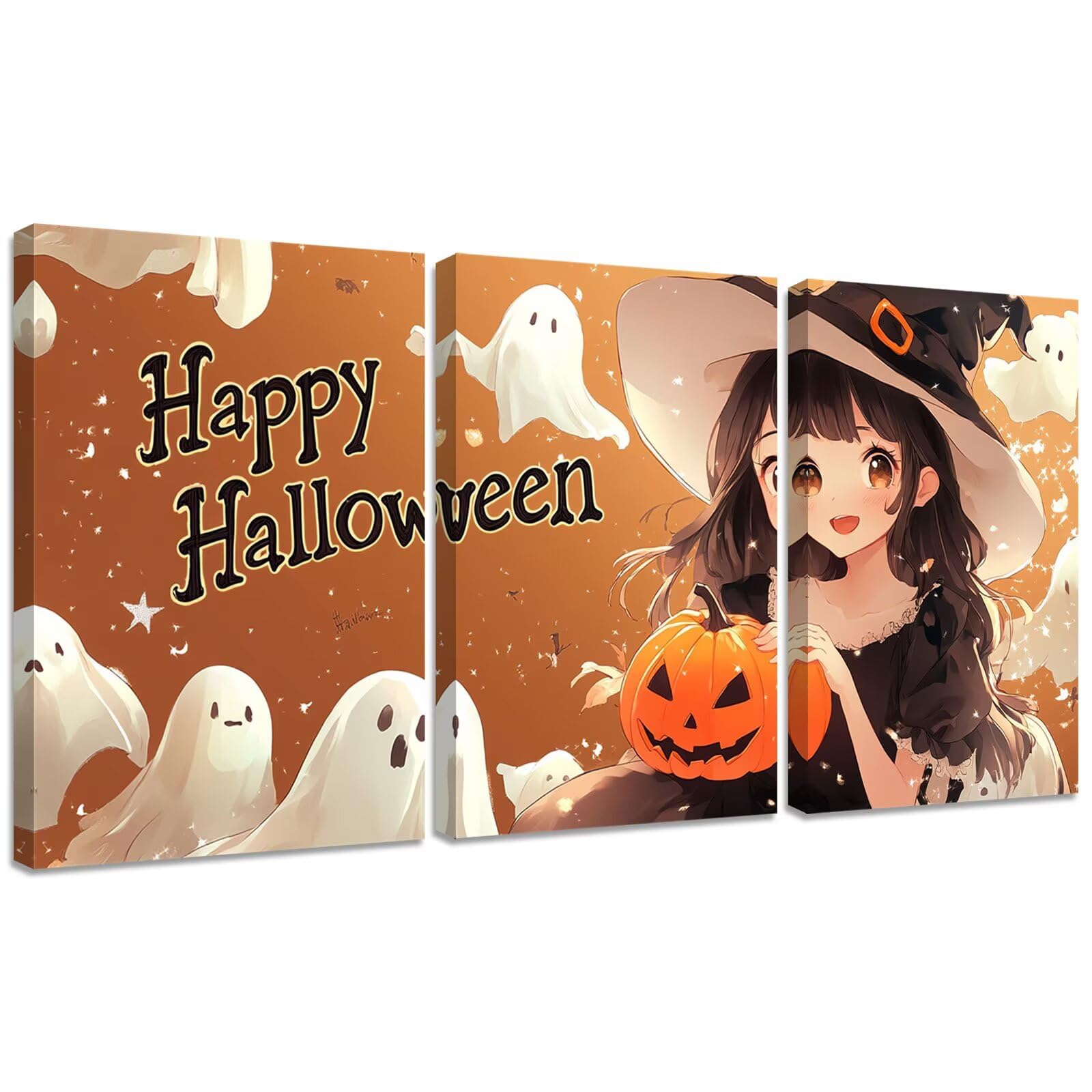 Halloween diamentowe zestawy do malowania DIY kreskówka dorośli pełny rozmiar diamentowy haft ścieg krzyżykowy kryształ górski rzemiosło do dekoracji domu, kreatywny prezent dla hobbystów 60x90cm 2S