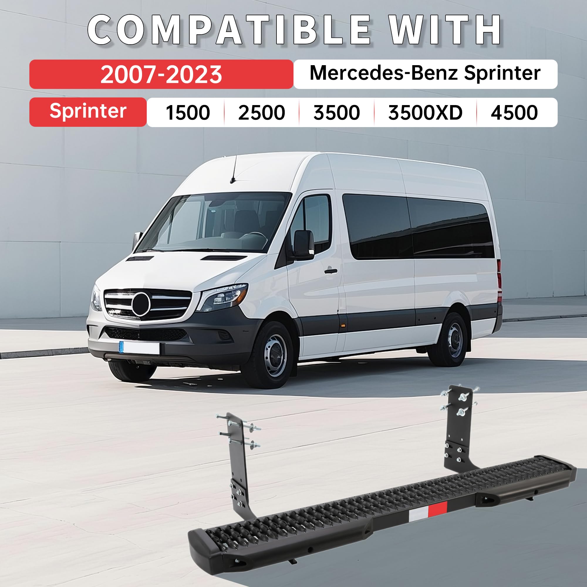 Amazon.com: ECOTRIC Rear Step Compatible with 2007-2023 Mercedes