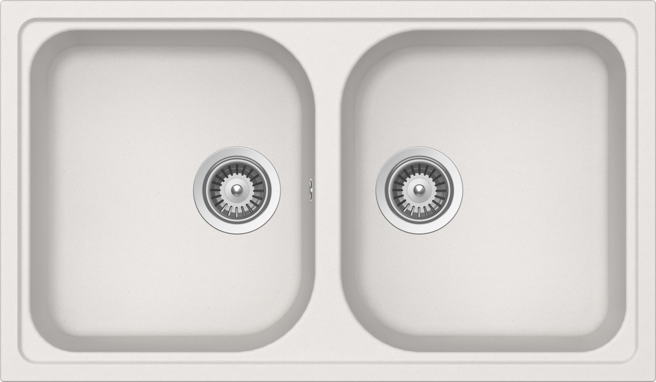 SCHOCK | Lavello Cucina Lithos N200 2 Vasche, Materiale Cristalite®, New Alumina, 860x500mm