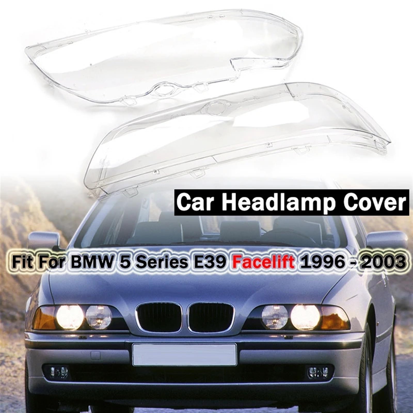 Amazon.com: Car accessories Car Headlamp Cover Headlight Glass 