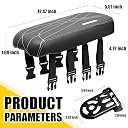 SHIAOBYC Bicycle Manned Cushion Bike Rear Seat Child Bike Seat Bike Back Shelf Seat Cushion Bike Rear Cushion Bike Rear Saddle Mountain Bike Carrier Children Back Seat gallery image