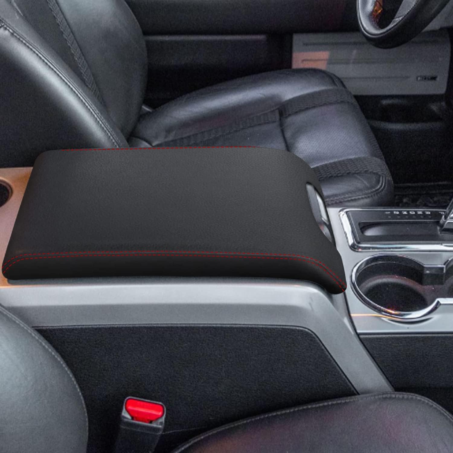 Center Console Armrest Box Pad Soft Cover Mats Protect For Ford F150 2009-2014 - Foto 13