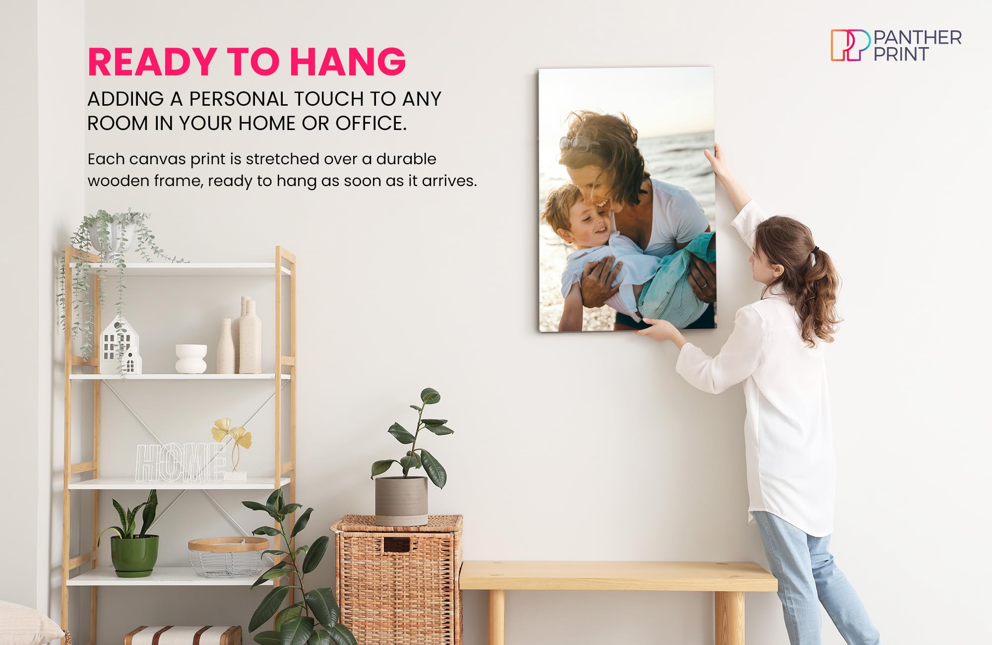 1 Photo Portrait Personalised Canvas Print – Custom Photo Wall Art – Multiple Sizes via “Customise Now” – Custom Printed Gift for Home & Occasions — view 4