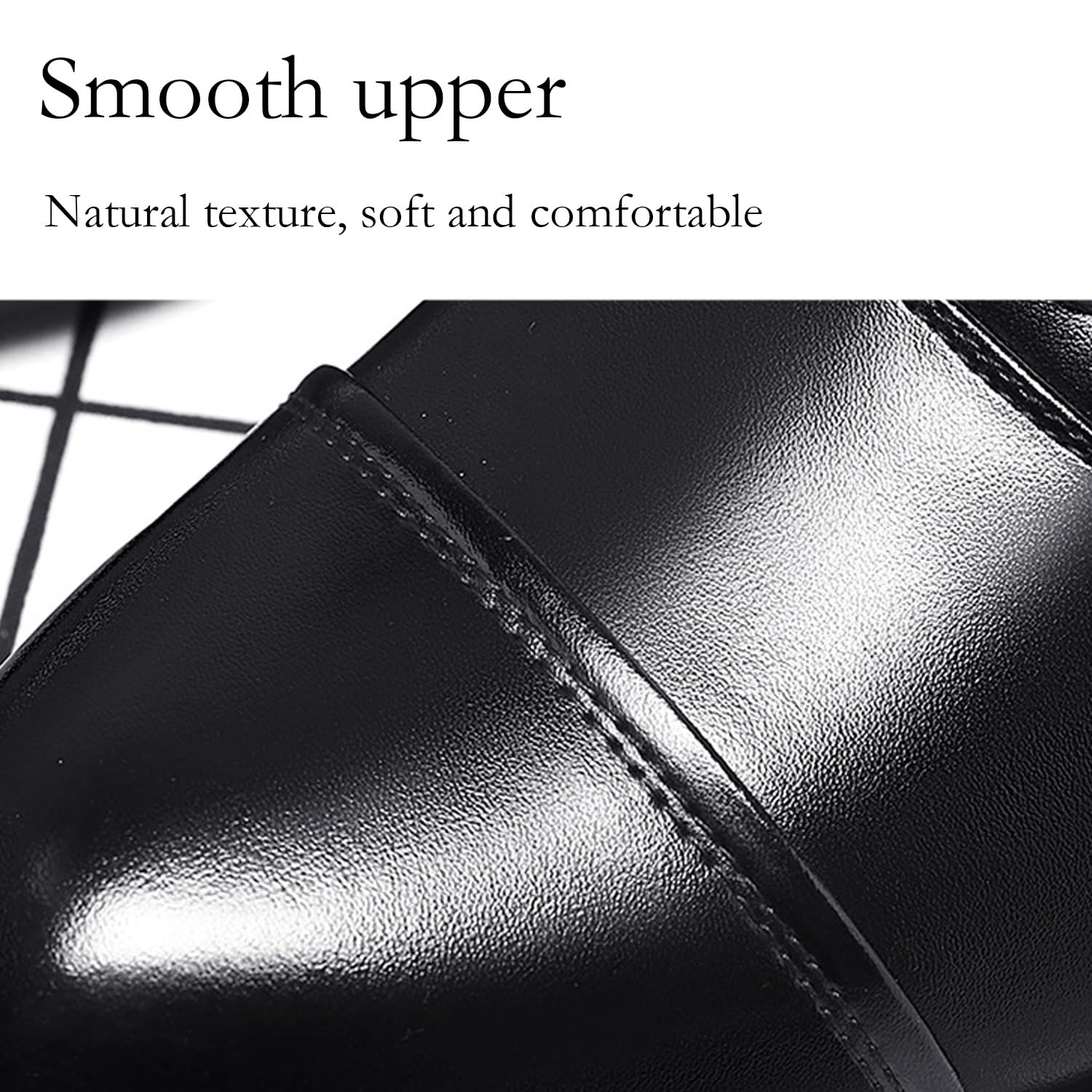 Zapatos de vestir con alzas for hombre, de cuero, Oxfords con aumento de altura de 6 cm, con elevación invisible y puntera, zapatos formales de negocios.