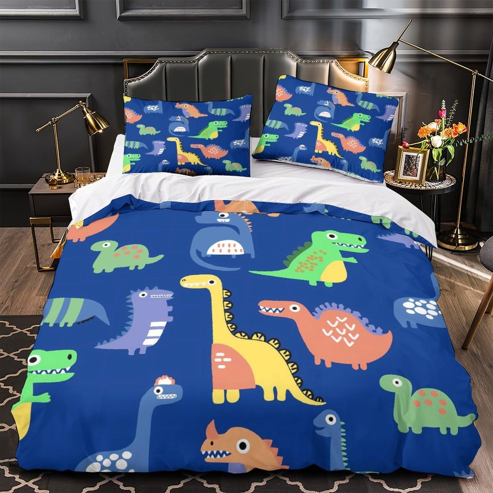 Parure de lit dinosaure 3D : créez une chambre d'enfant douillette et ludique