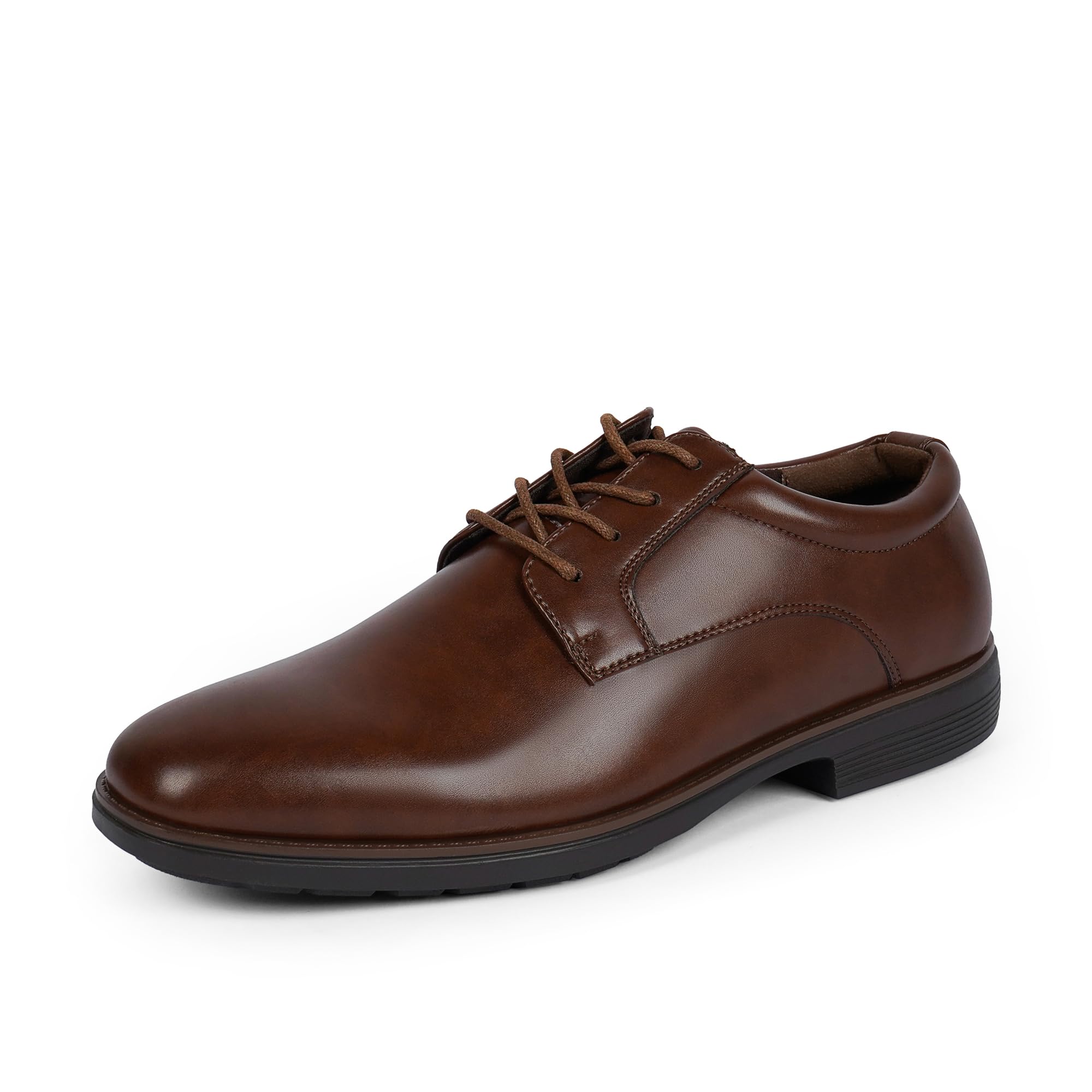 Mens Dress Shoes Lace up Formal Oxford Shoes Square Toe Business Shoe for Men