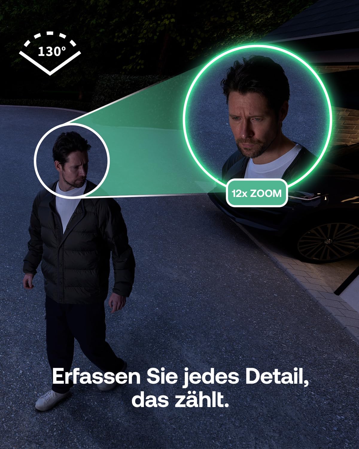 Arlo Essential 3 HD Akku Überwachungskamera Aussen WLAN, Kabellos, 1080p Video, Farbnachtsicht, Licht, Bewegungsmelder, Sirene, 2-Wege Audio, Smart Home Secure Plan Testzeitraum, 2er Set