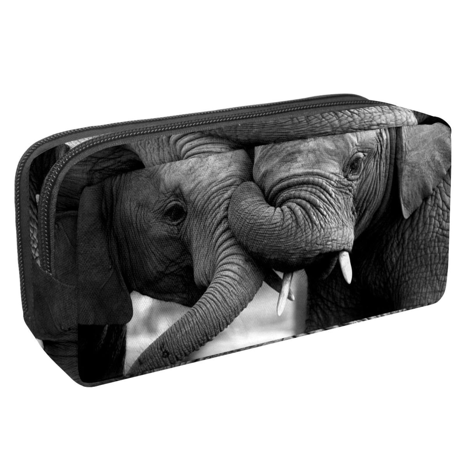 Eslifey Pencil Case, Elephant Grey Large Capacity Pencil Pouch Stationery Pen Bag