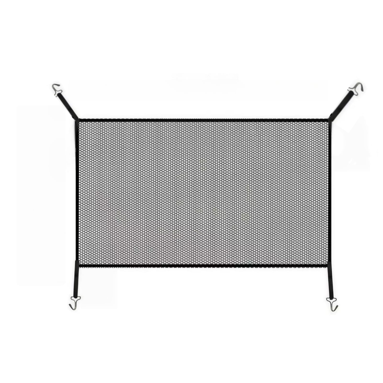 Malla protectora premium para rejilla de coche, protección contra insectos y radiador, con red duradera negra.