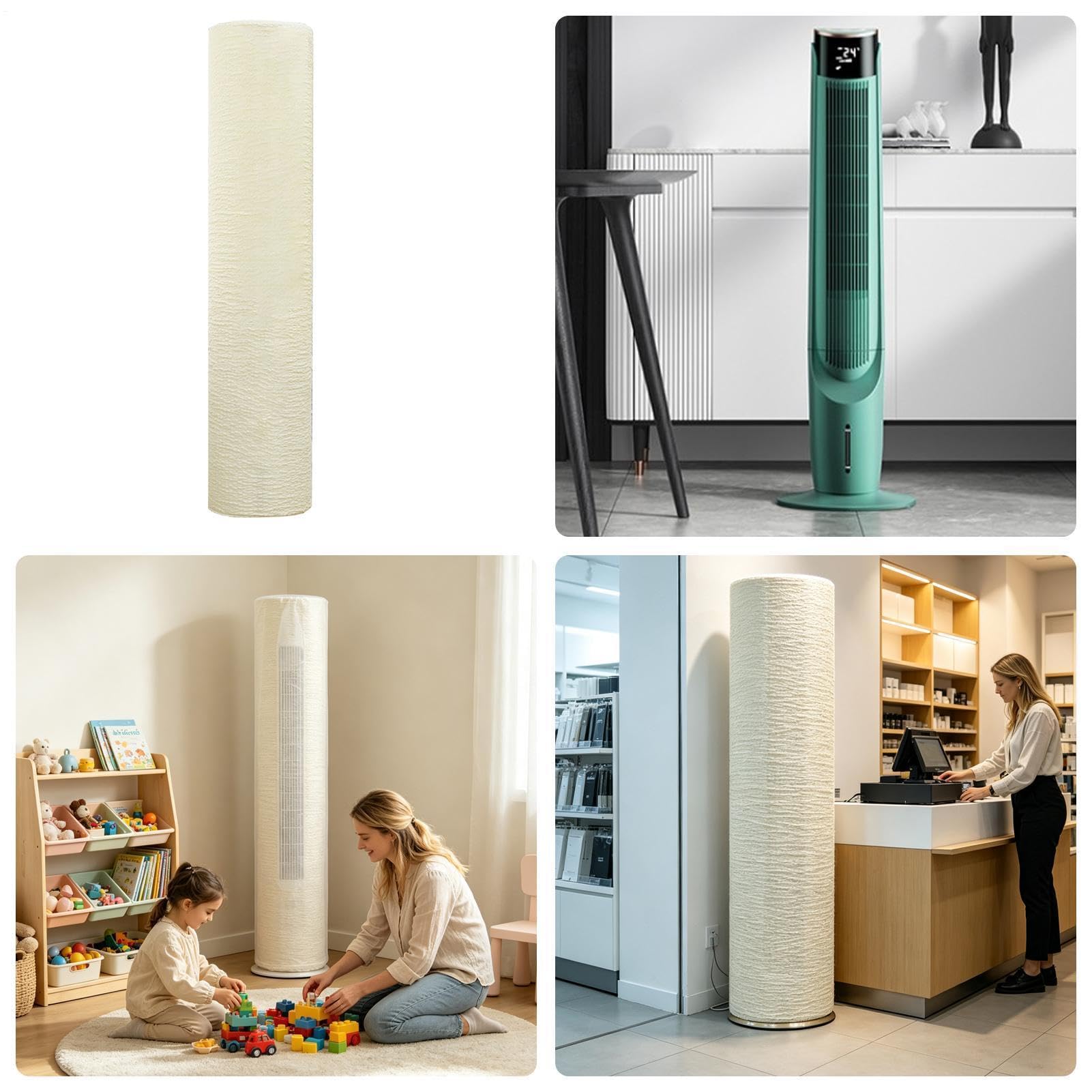 Copertura per ventilatore da esterni lavabile, protettiva, completamente | Copertura per ventilatore da terra per camera da letto, cucina, casa e appartamento