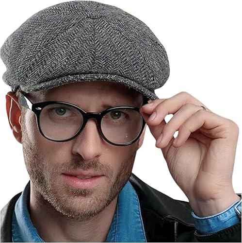 Miniatura 7 de Biddy Murphy Auténtica gorra plana de Newsboy irlandés para hombre 100 lana virgen espiga de pescado importado de Irlanda