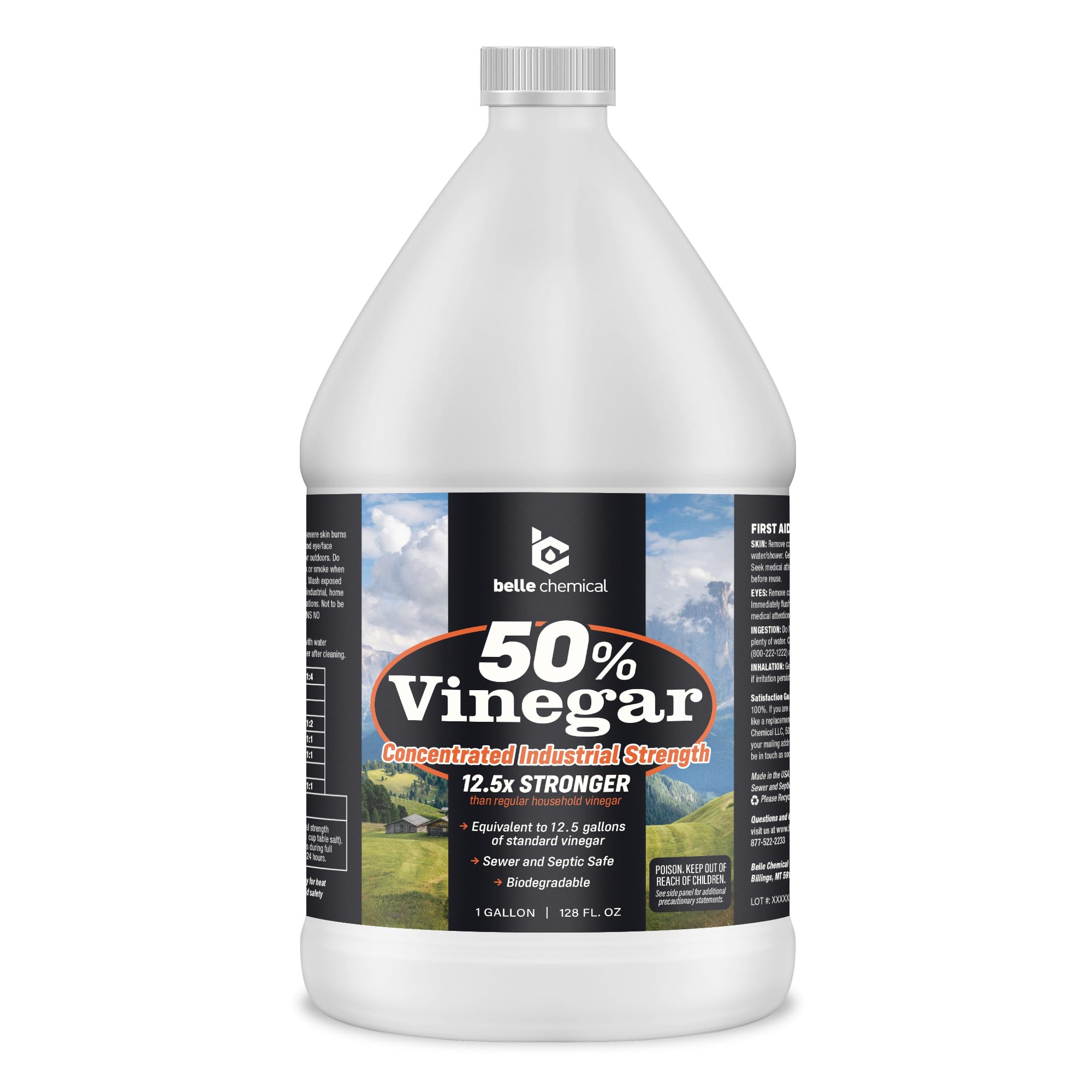Belle Chemical 50% Pure Concentrated Vinegar