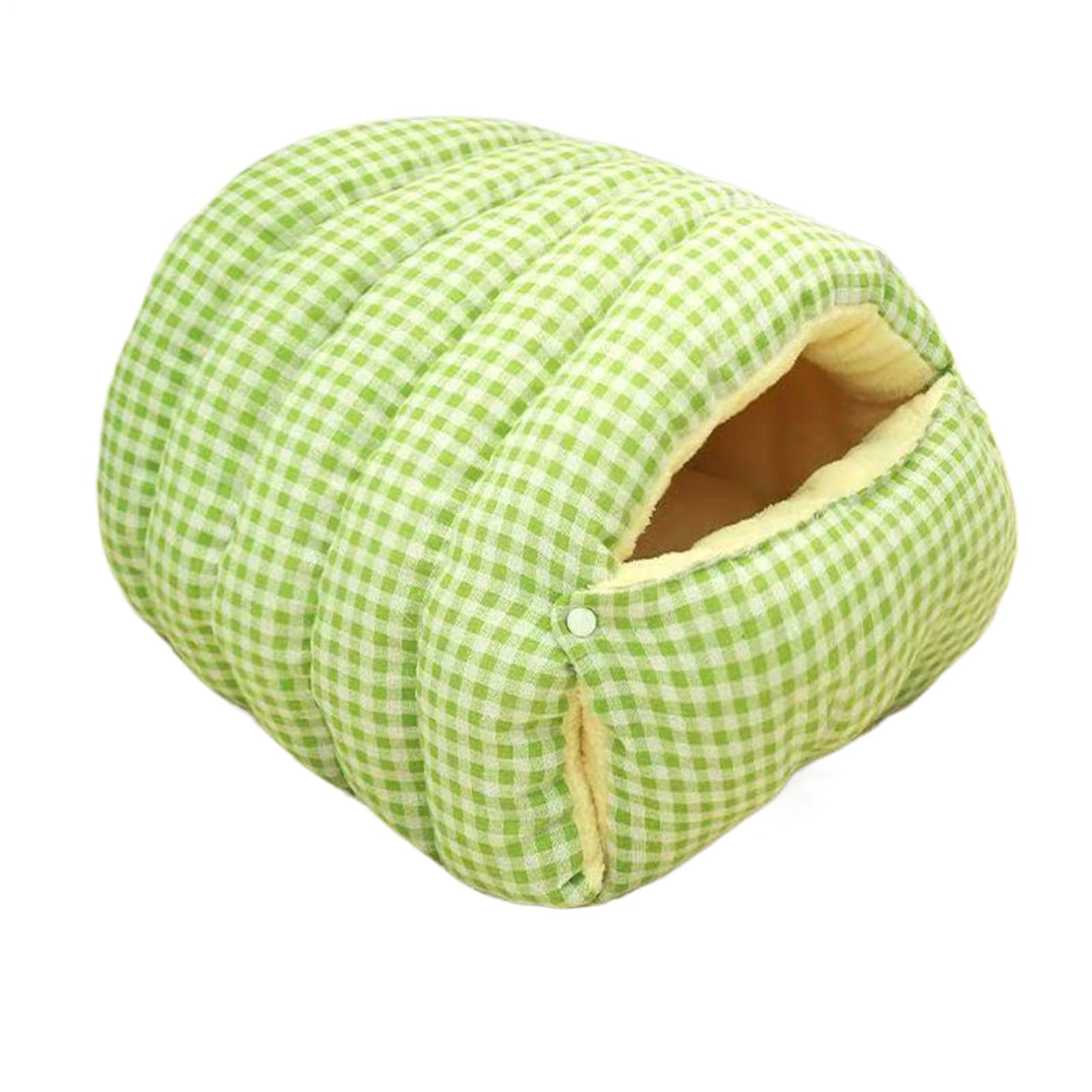 Covered Cat Bed, Removable Plaid Enclosed Nest, Portable Pet Cave With Soft Cushion And Breathable Fabric, Shelter With Washable Design, Cat Sleeping Nest For Sofa Bed Chair Floor