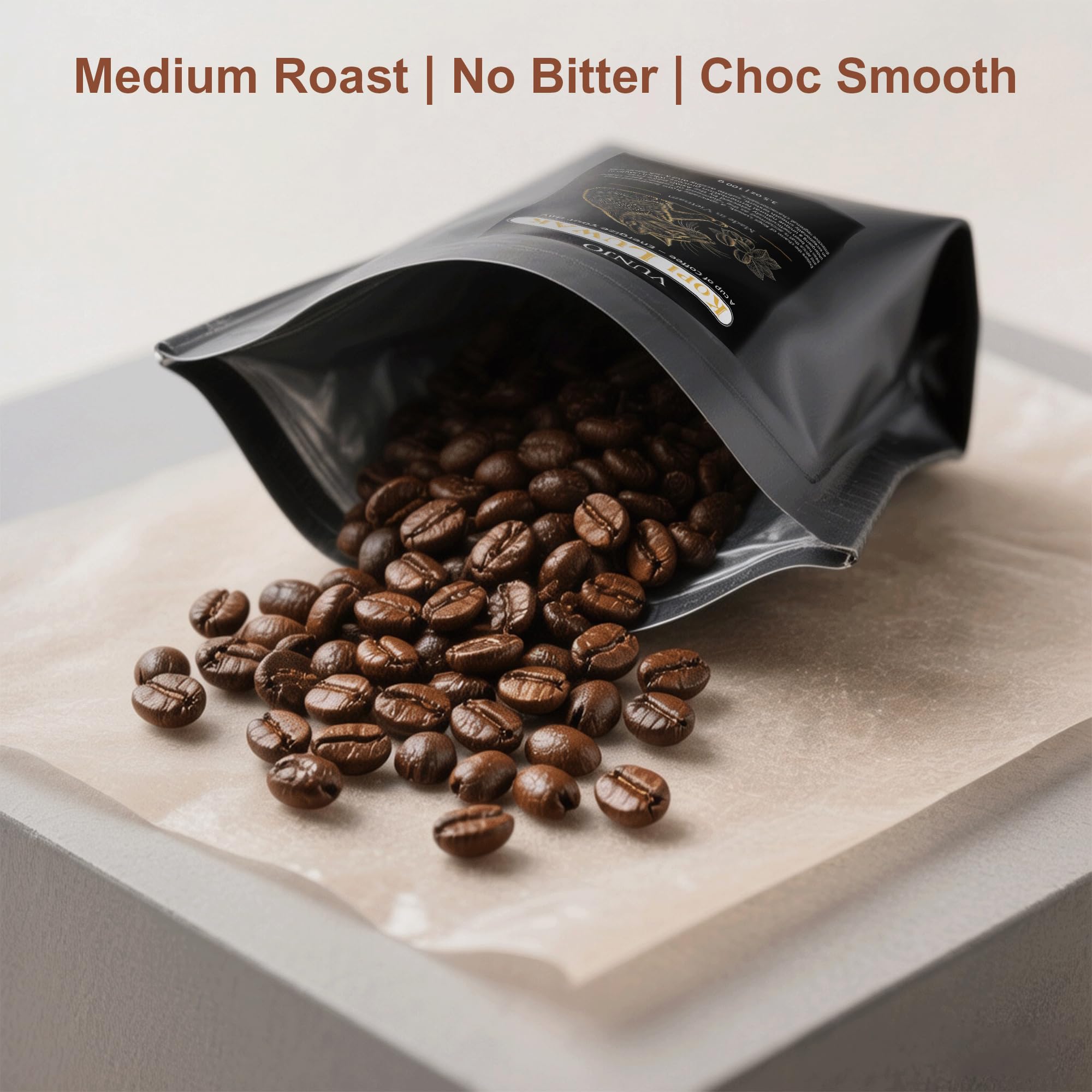 Amazon.com : VUNJO Wild Kopi Luwak Coffee Beans, Medium Roast