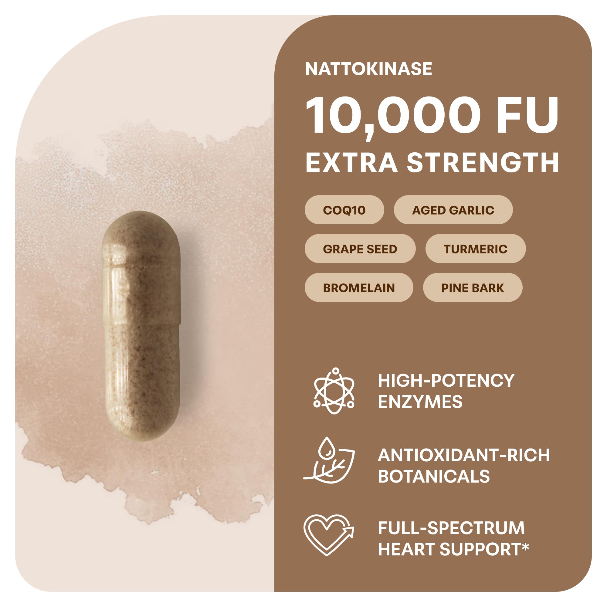 Micro Ingredients Nattokinase 10,000 FU Per Serving, 240 Veggie Capsules — Amazon image 2