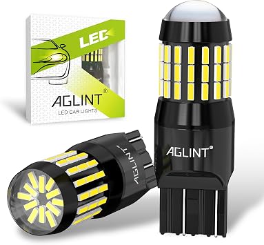 W21W T20 LED Bulb 66SMD 12V-24V for Car DRL Tail Reverse Light White