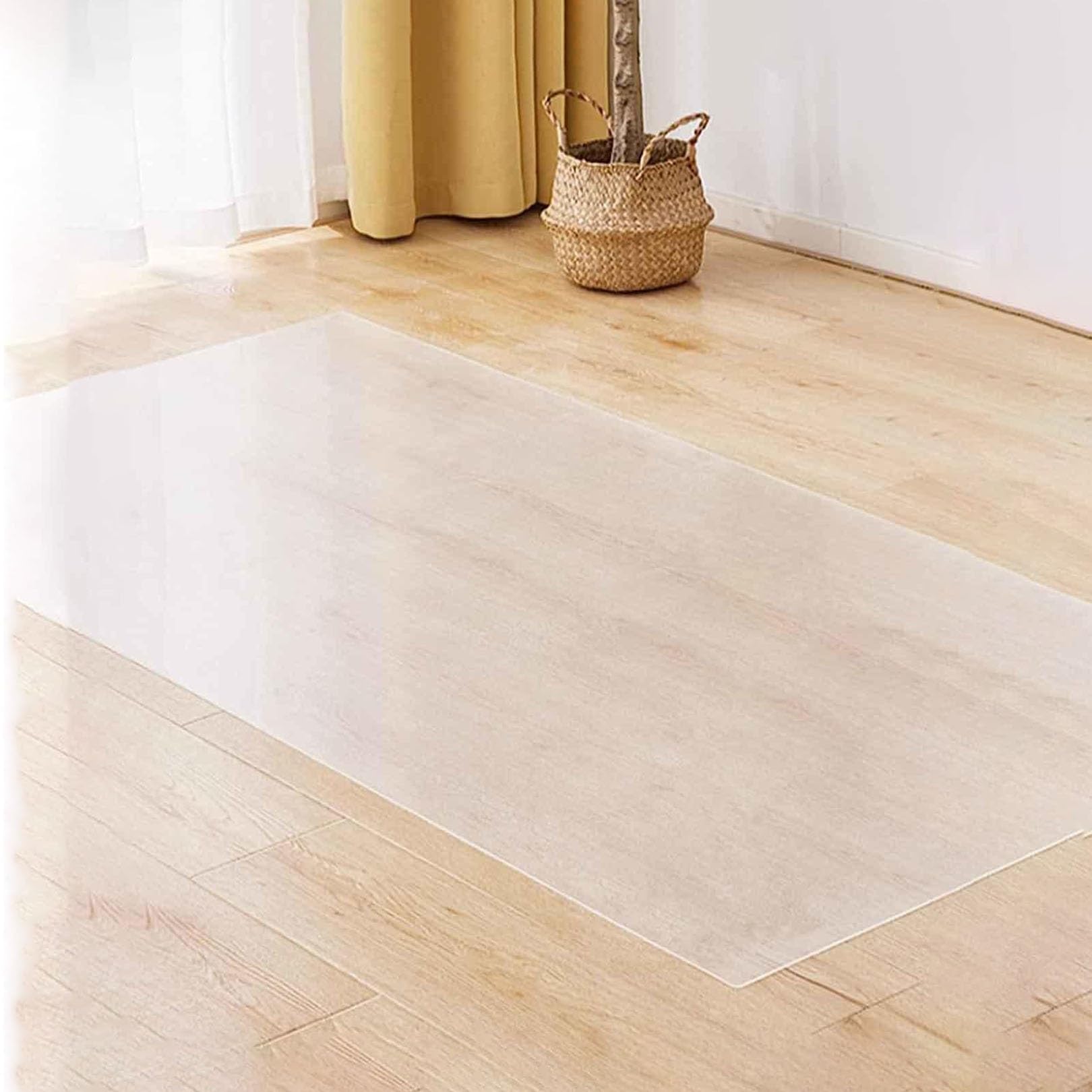 Protector de Suelo de Oficina de PVC, Protector de Suelo Duro Resistente, Alfombrilla for Silla for el hogar, Oficina, Estudio, Suelos de Madera (Size : 140X180cm)