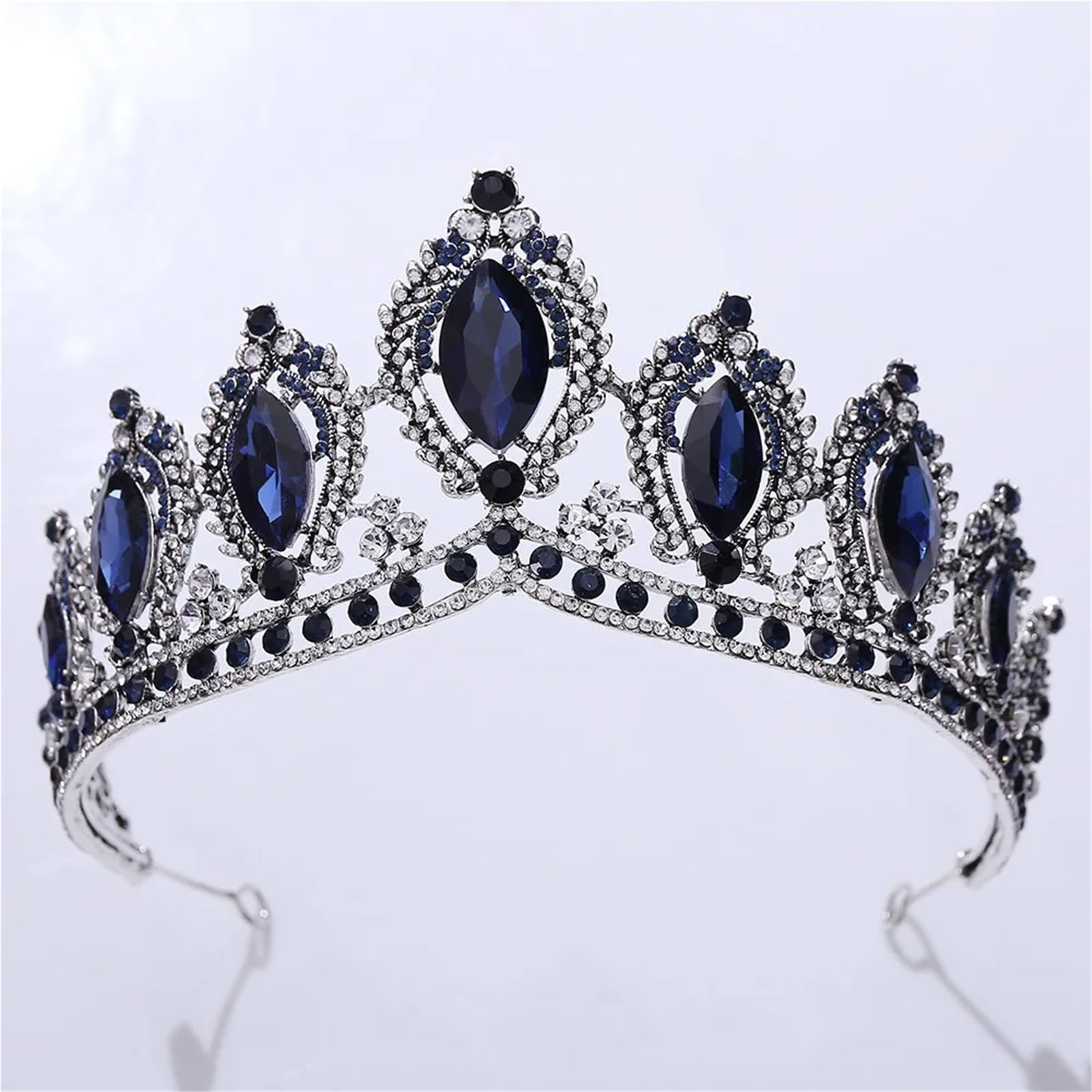 Queen Crystal Tiara Crown For Women Party Vintage Bridal Princess Rhinestone Hair Dress Accessories para Bodas