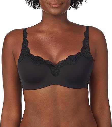Le Mystère Lace Dream Tisha Full-Figure T-Shirt Bra Sujetador, Negro, 85C para M