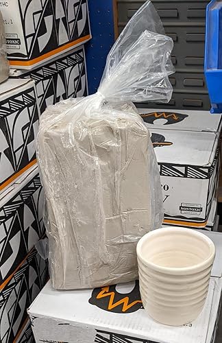 Arcilla blanca lisa de bajo fuego (25, libras)
