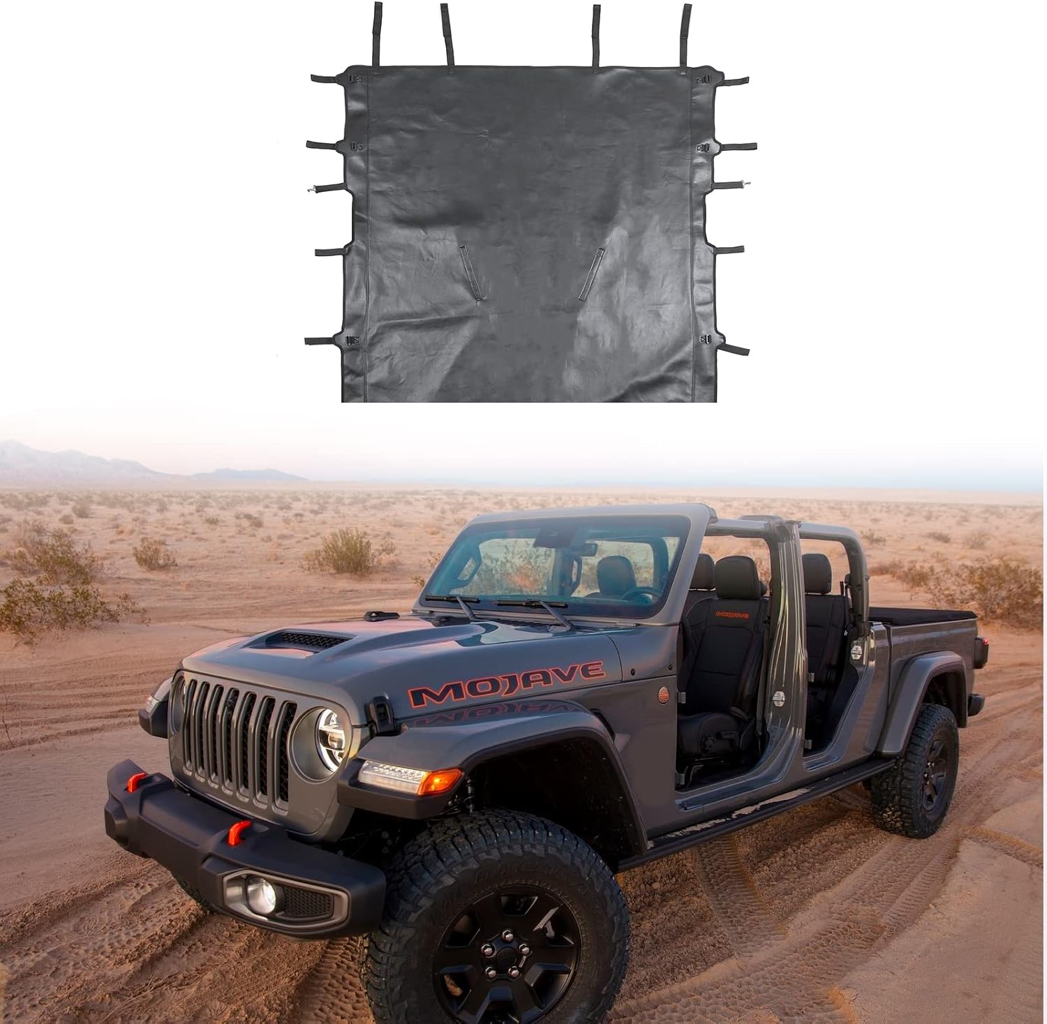 Voodonala Sunshade for Jeep Gladiator Sun Shade (2018