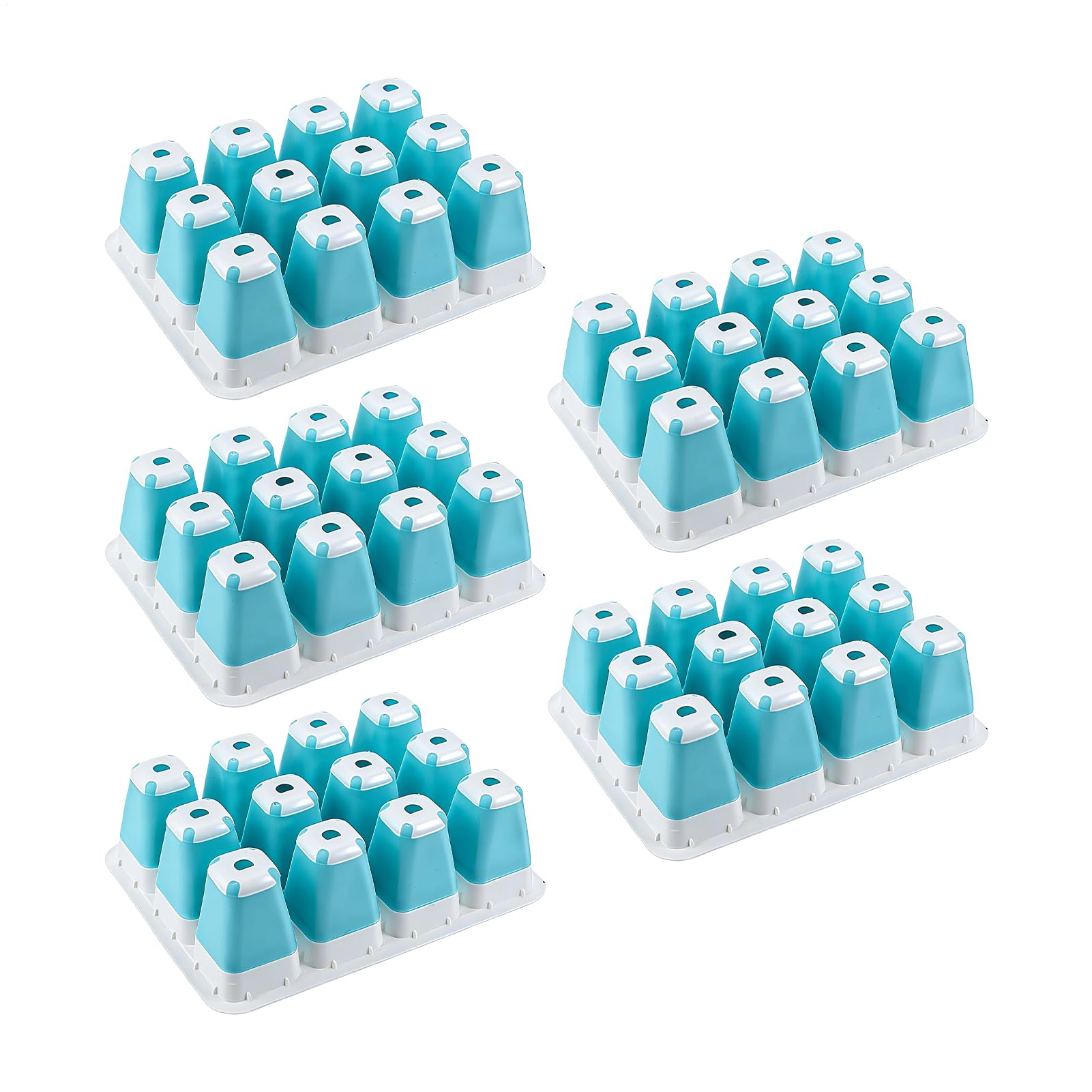 Juego de cultivo interior con moldes de silicona reutilizables para germinar con éxito