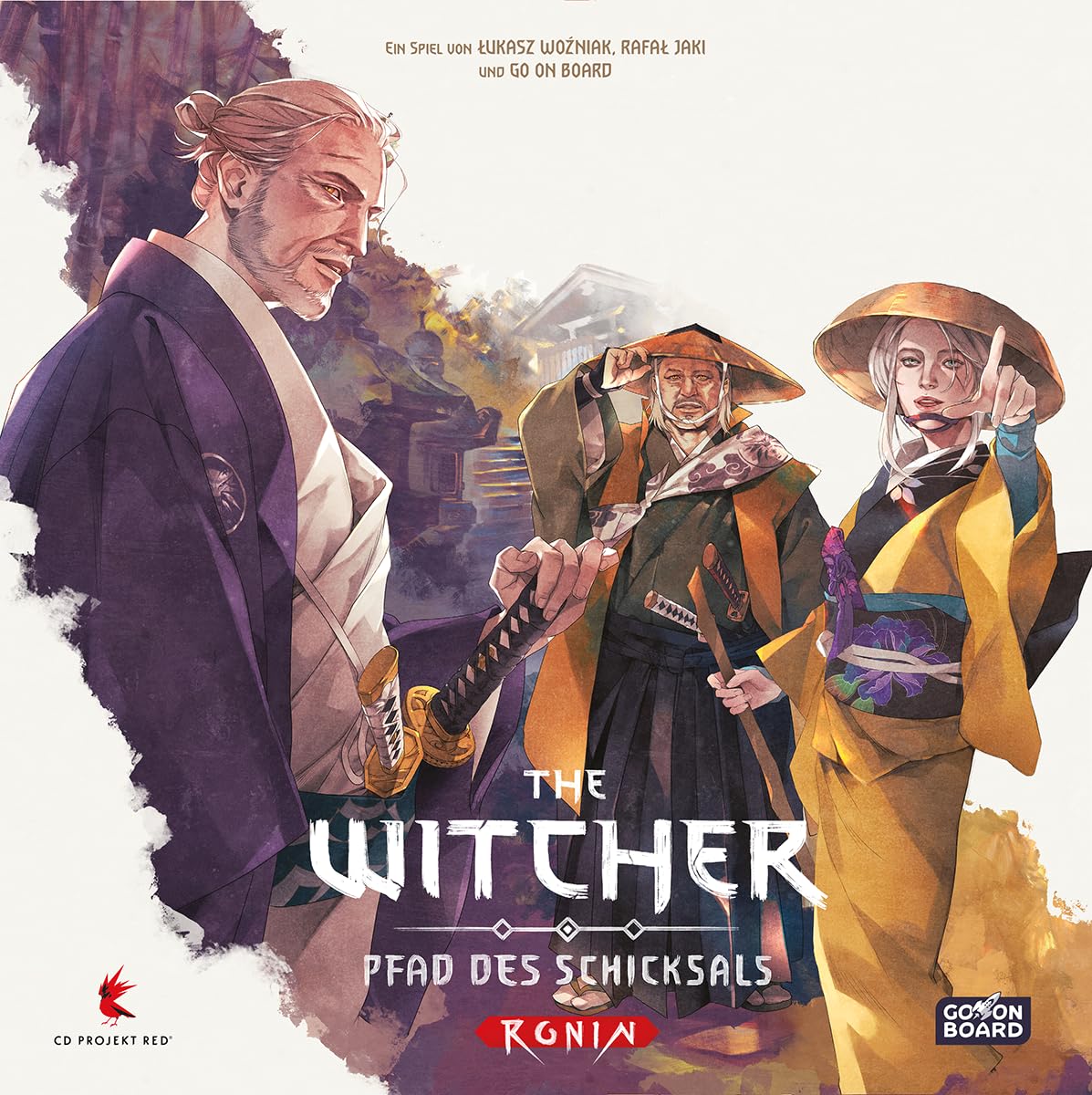 Go On Board, The Witcher: Pścieżka losu Ronin, gra podstawowa, gra konesera, 1-5 graczy, 14+ lata, 45-90 minut, niemiecki