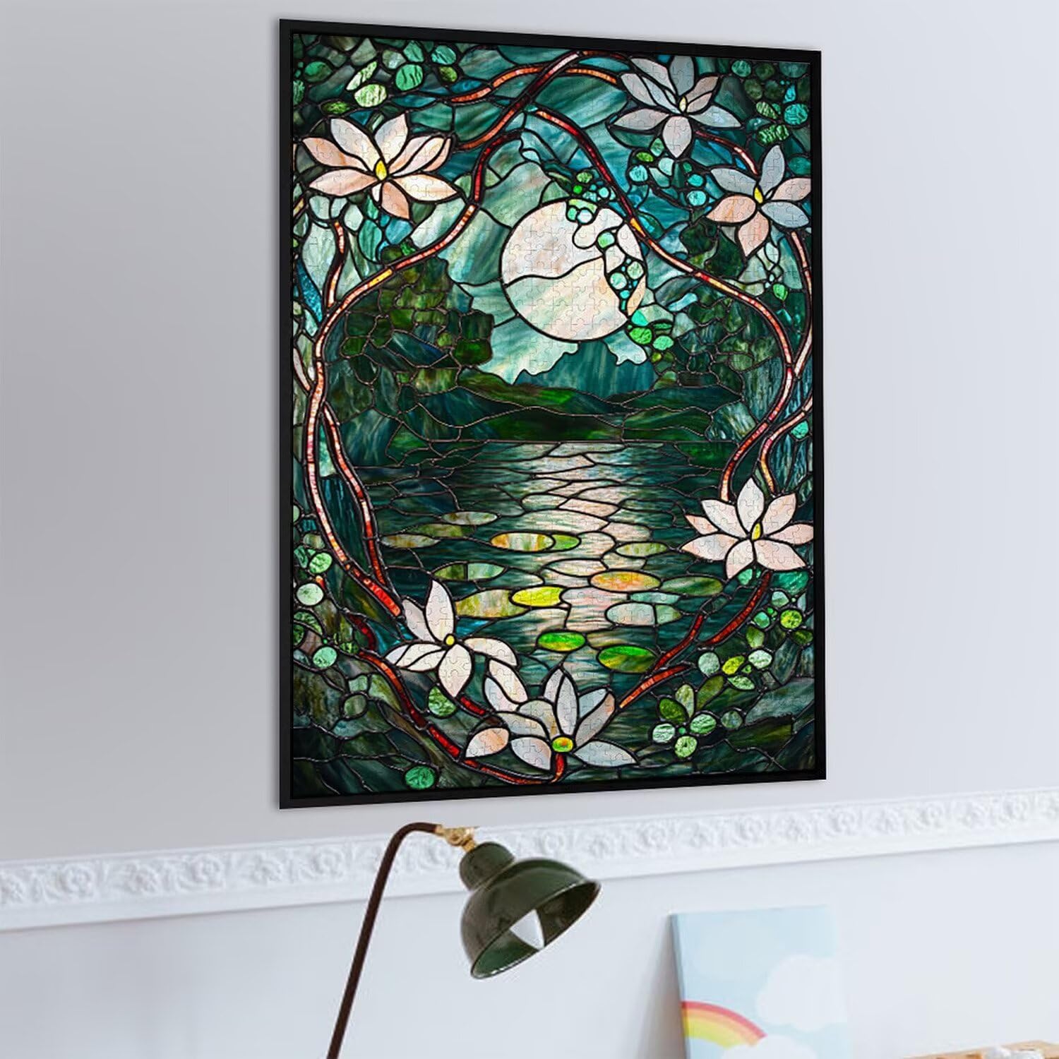 1000 sztuk puzzli, lilia snu 1000 sztuk puzzli dla dorosłych, prezent rocznicowy, prezent świąteczny, dekoracja domu, zapobieganie degeneracji mózgu u osób starszych v-800