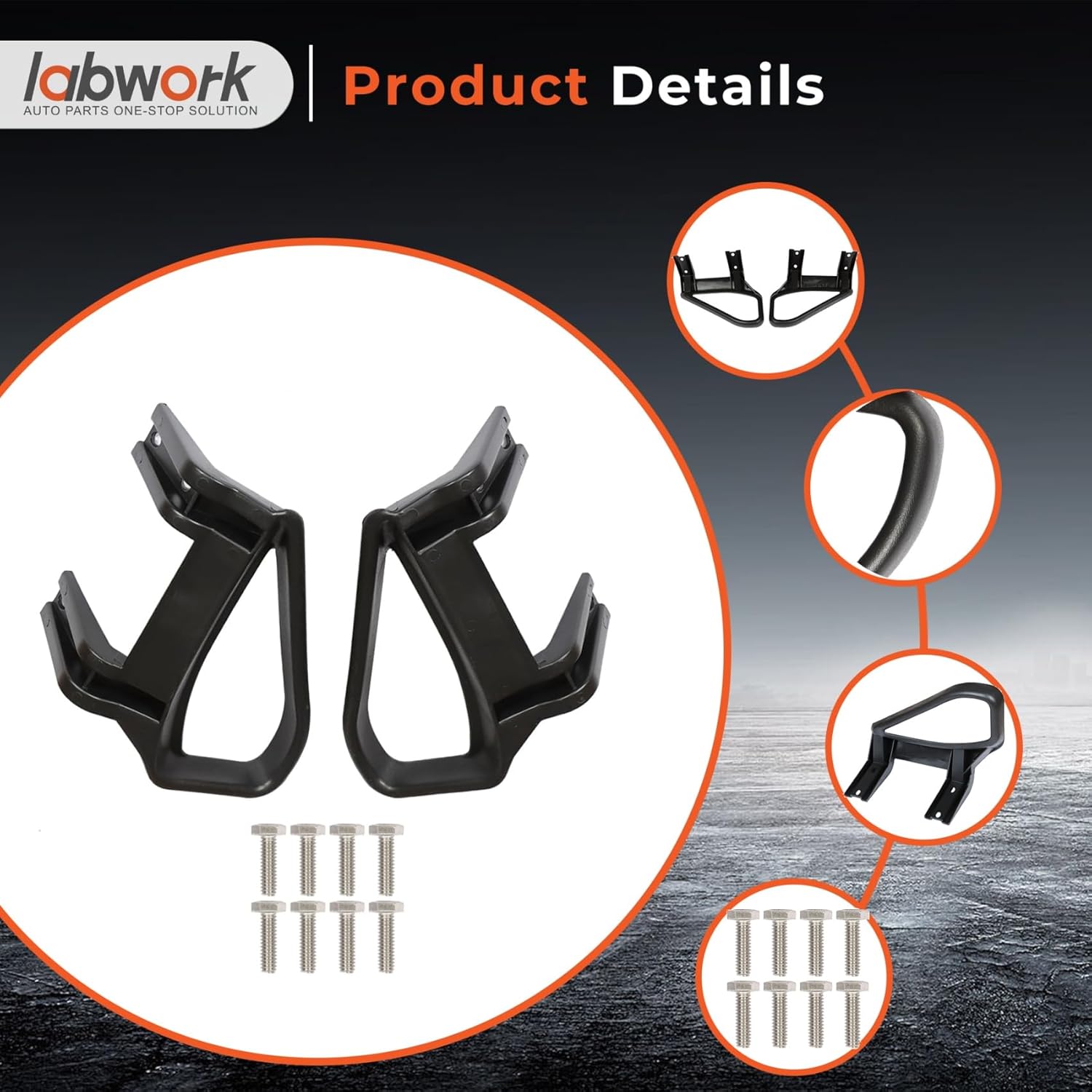 labwork 2 Seat Handles Hip Restraints Replacement for EZGO Golf Cart TxT 1994-up 71701-G01 71702-G01