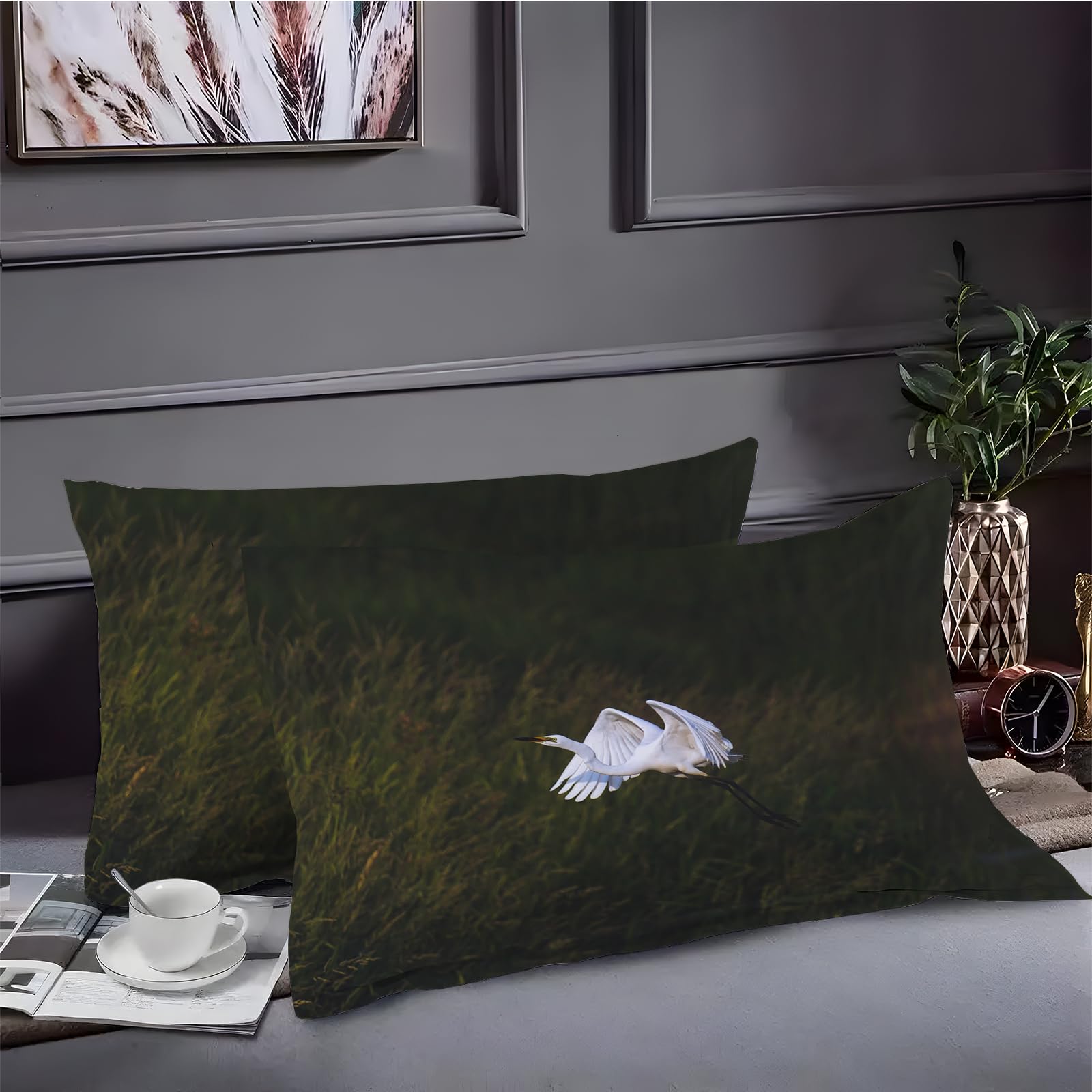 シングル 掛け布団カバー 布団カバー 肌触り良い 通気 速乾 ダークグリーン