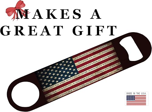 Miniatura 4 de Bandera de Estados Unidos Promesa de lealtad Abrebotellas Velocidad Regalo resistente Patriótico Estados Unidos de América EE.UU