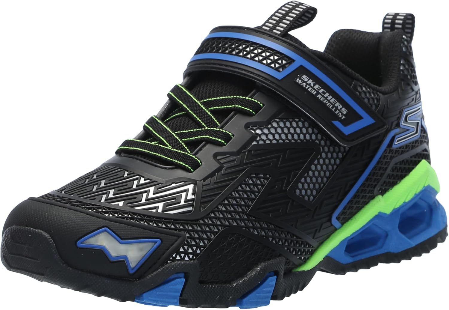 Skechers Boys Hydro Lights - Heat-Tread 1.5 Little Kid Black/Blue