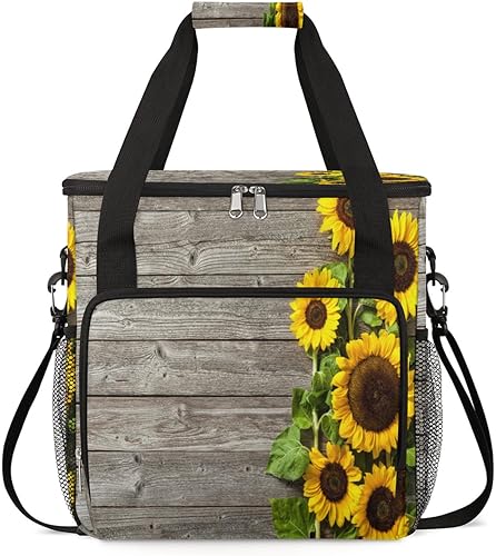 Bolsa de café rústica con textura de madera, bolsa de transporte de viaje, compatible con Keurig K-Mini o K-Mini Plus, portátil, de una sola