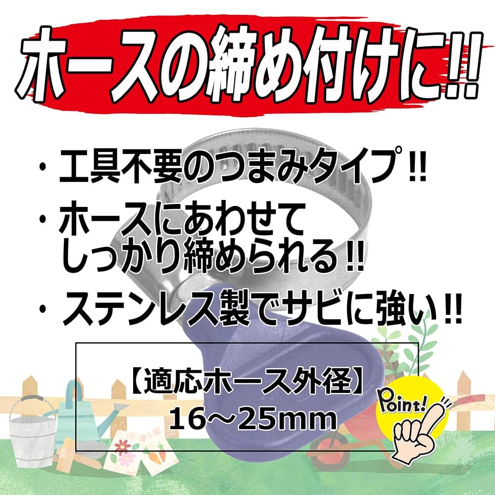 Amazon | セフティー3(Safety-3) ステンレス製 手締めホース