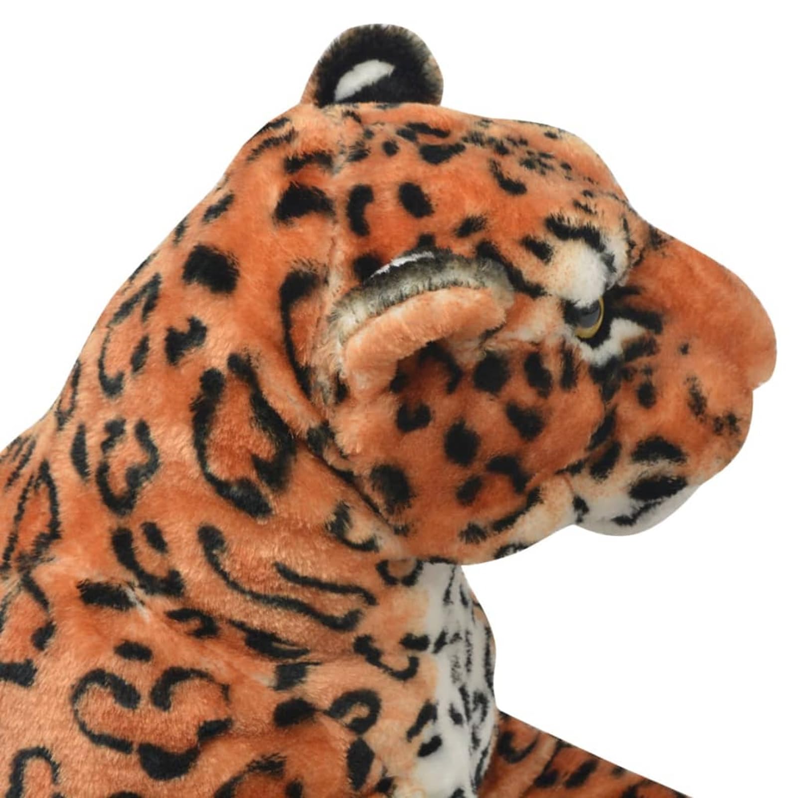 Gecheer Peluche Leopardo XXL Realista - 146 cm, Apto para Niños +3 Años, Poliéster 100%