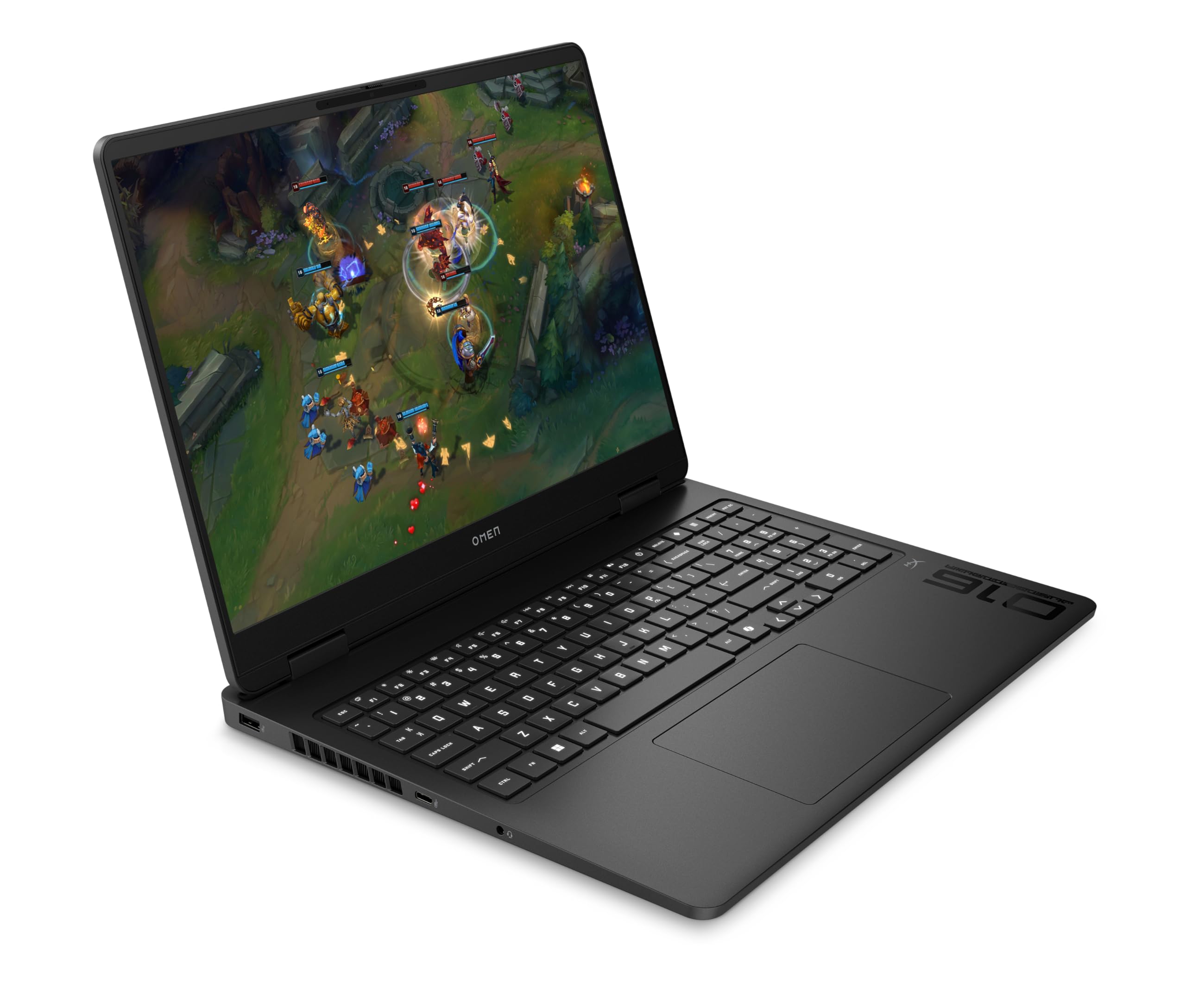 HP Omen Gaming Laptop, 16 Zoll 2K Display 144Hz, AMD Ryzen 9 8940HX, NVIDIA GeForce RTX 5060, 16 GB DDR5 (1 x 16 GB), 1TB SSD, Windows 11, 4-Zonen-RGB-QWERTZ Tastatur, Wi-Fi 6, Shadow Black
