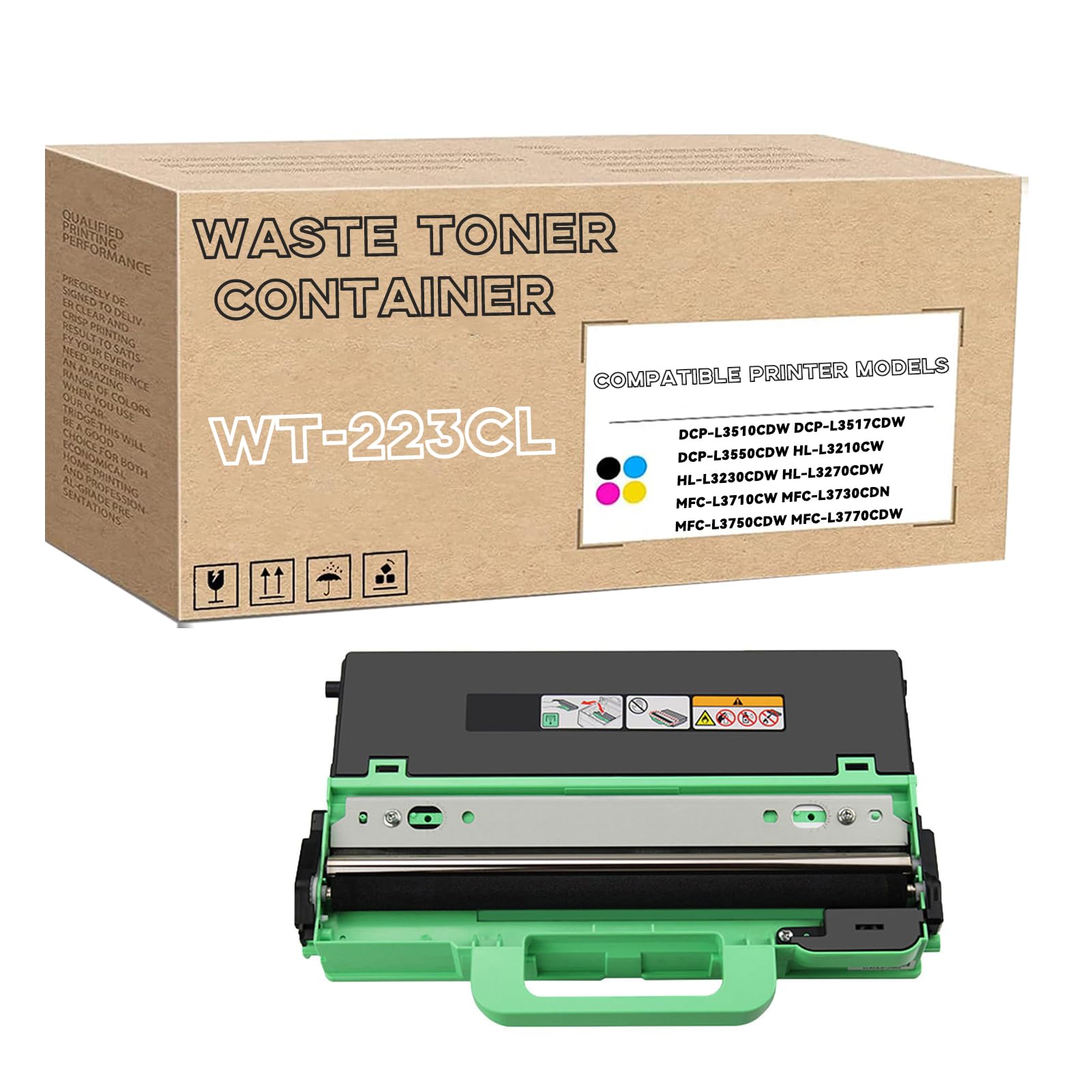 WT-223CL Cartucho De Tóner Residual Compatible para Brother DCP-L3510CDW DCP-L3517CDW HL-L3210CW HL-L3230CDW MFC-L3710CW MFC-L3730CDN Impresora 1Pack