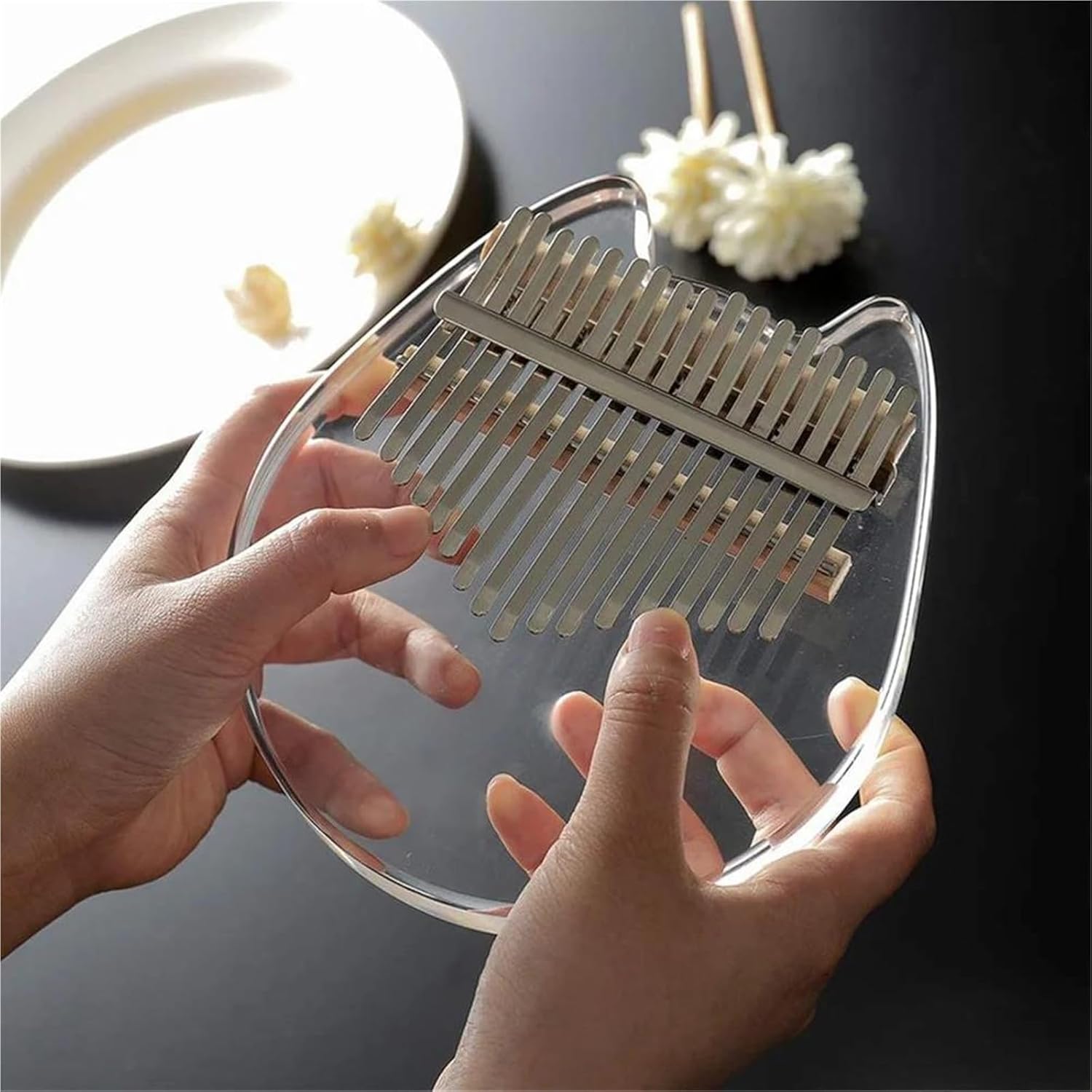 Beginners Kalimba 17 Key Acrylic Kalimba For Beginners