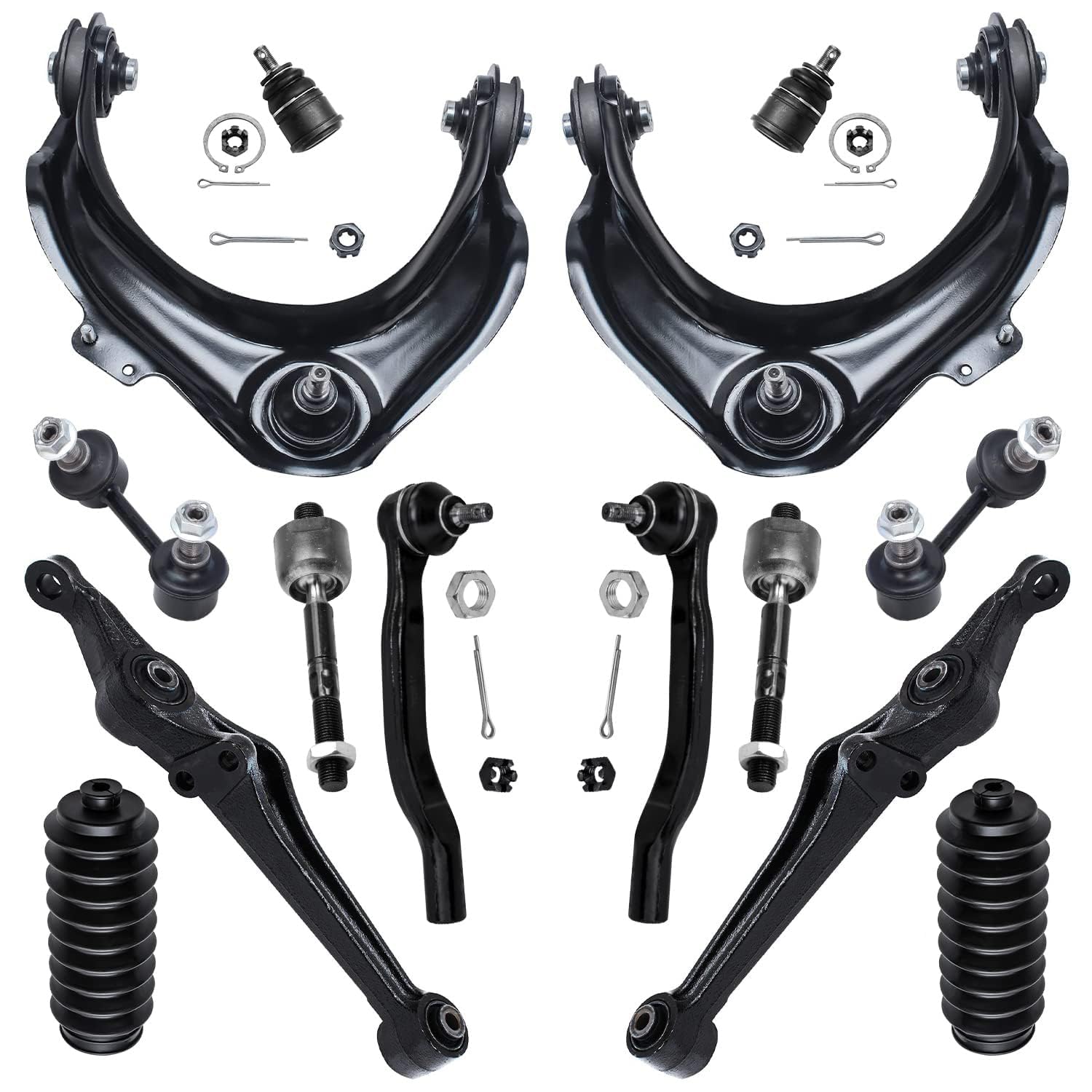 Detroit Axle - Front 14pc End Kit for 98-02 Honda Accord 99-03 Acura CL TL
