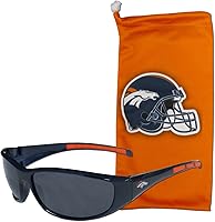 Vista 10 de Siskiyou Sports NFL Unisex Sunglasses and Bag Set Verde