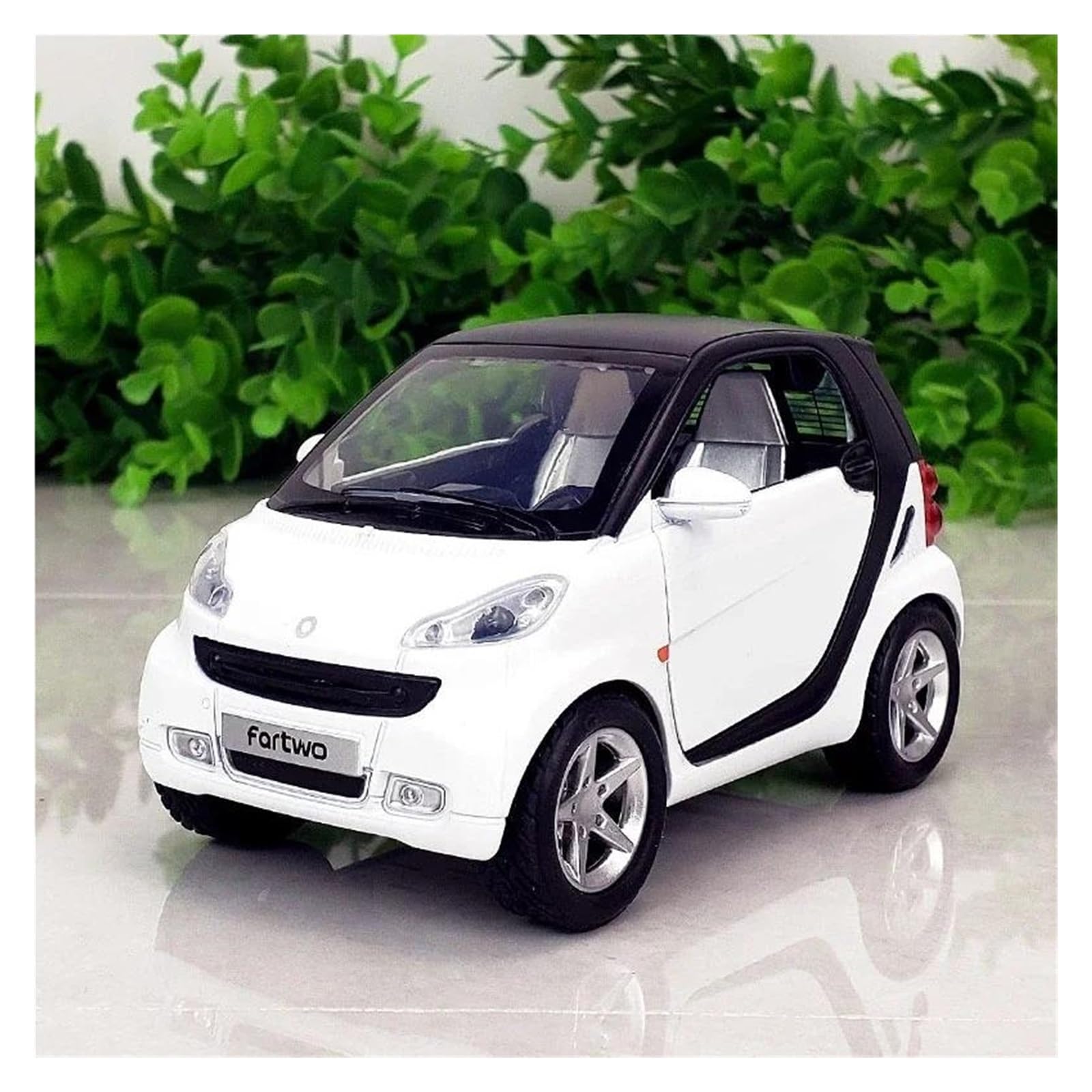 Modello di Auto Decorativo 1:32 for Miniature Smart Modello di Auto in Lega pressofusa Adatto for Collezione di Decorazioni Modello Regalo for Feste per la Decorazione(Green)