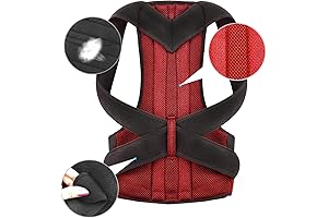 TKPARK Posture Corrector for Children, Small, Red