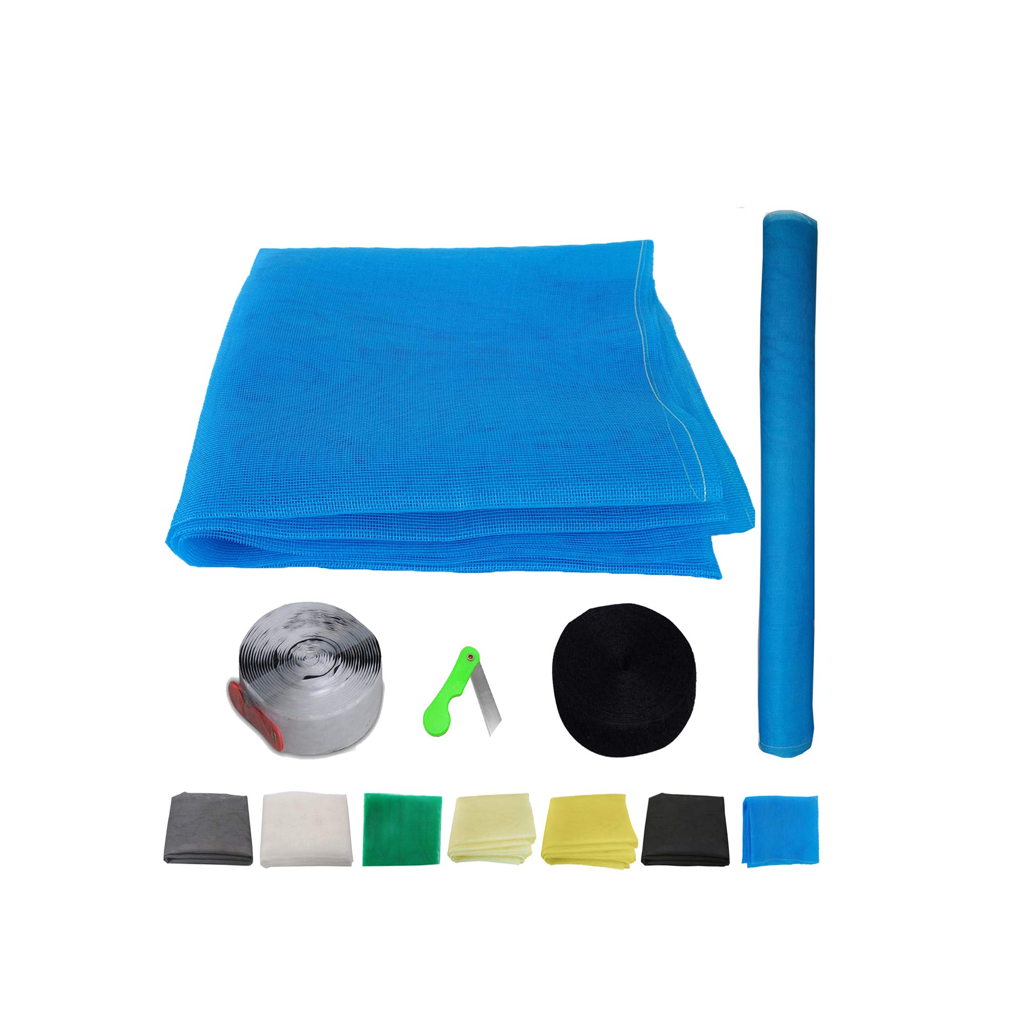 Mosquito net for Window 4feet/4feet(120cm/120cm) 48inch/48inches(Blue Color) 1 Year Guarantee with Out Stitching-image-42