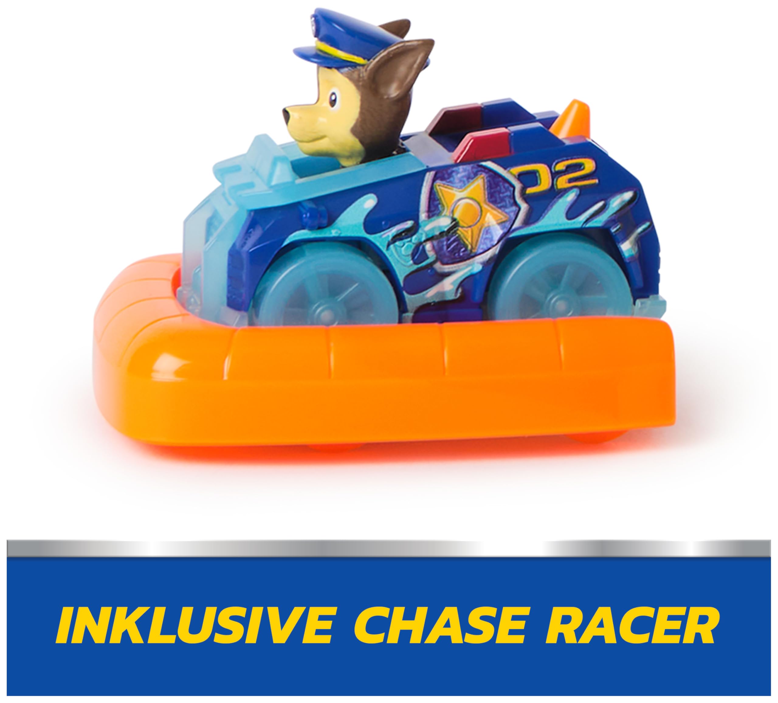 Paw Patrol Pup Squad - Juego de Pulpo con Pista de Carreras, rampa, Chase Pup Squad Racer y Calamar bebé, Adecuado para niños a Partir de 3 años