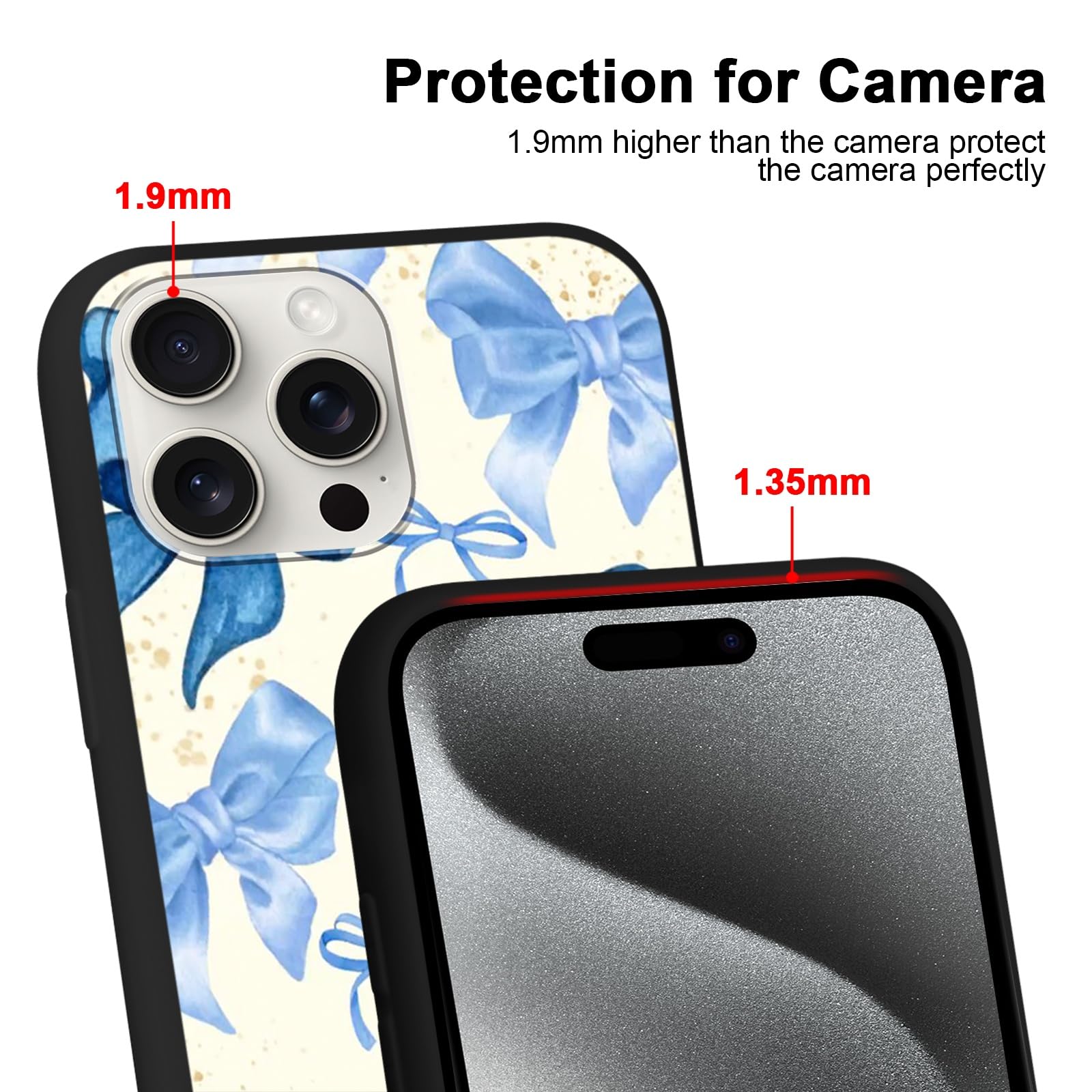 2 Pezzi Custodia per Xiaomi Redmi Note 13 Pro+ 5G 6.67, Morbido TPU