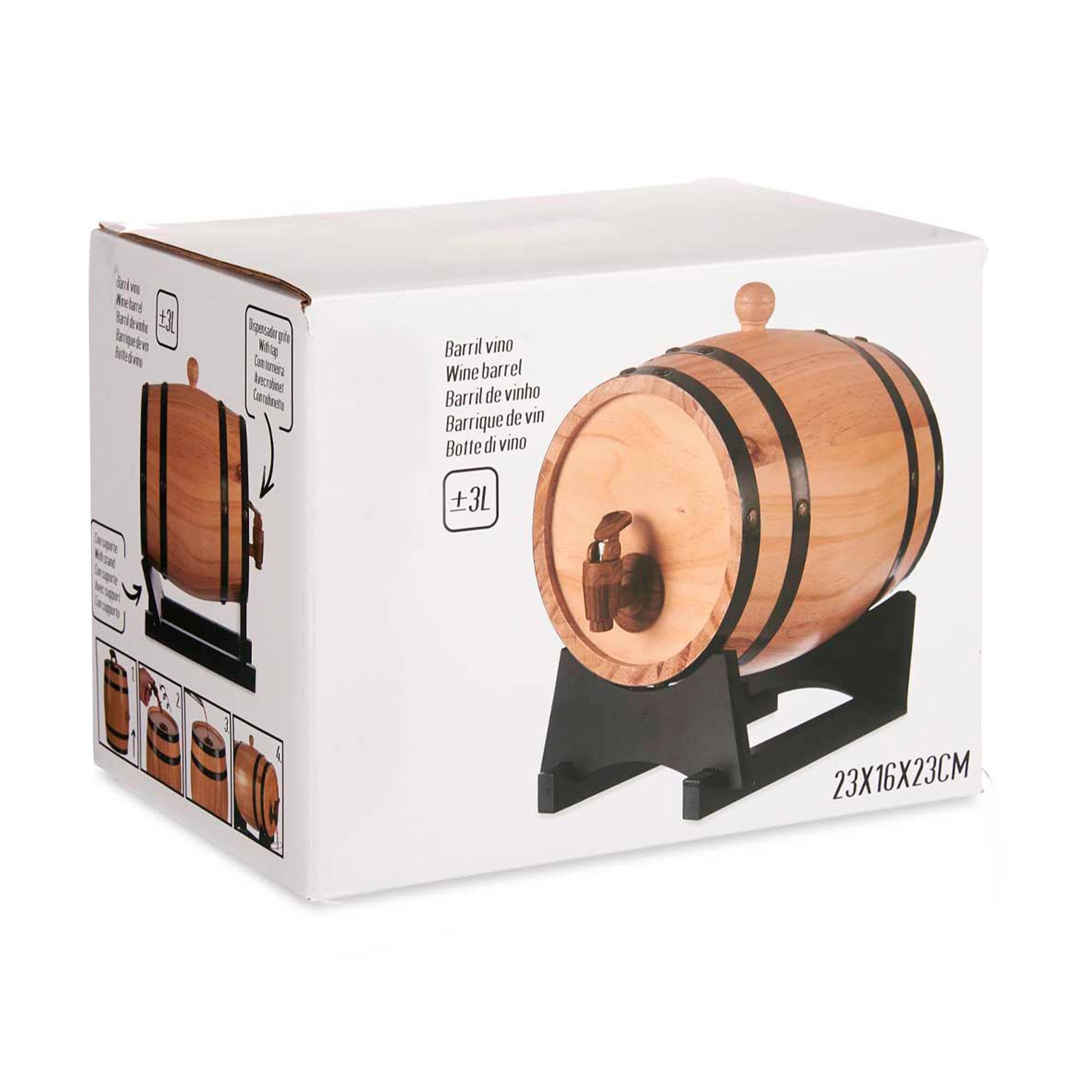 Barril de vino 3 ltr colección KINVARA