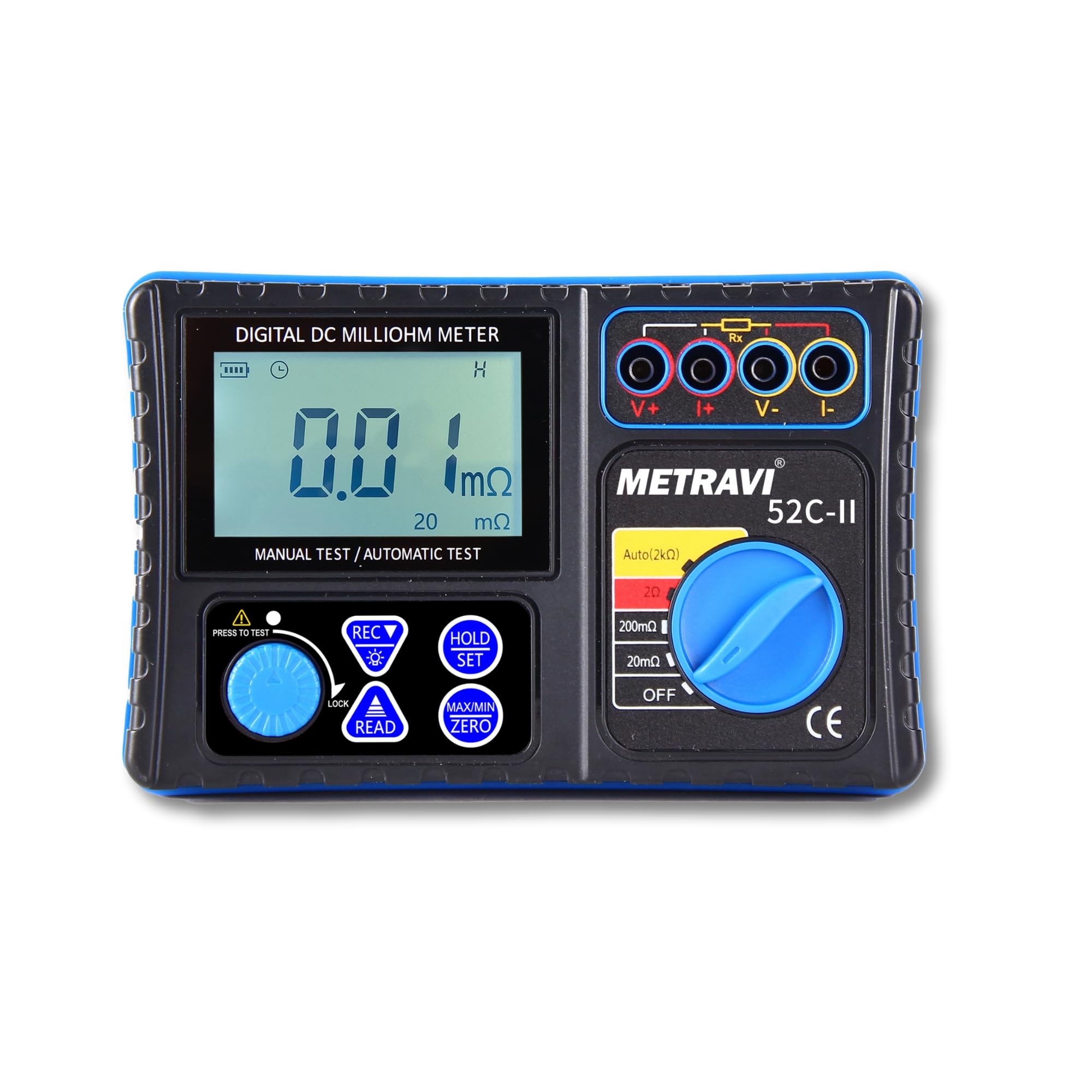 Metravi 52C-II Milli Ohms Meter - High accuracy with Data Storage-picture-21